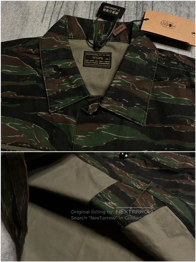 Wtaps Wtaps Tiger print camouflage two-bag workwear short-sleeve Size US M / EU 48-50 / 2 - 4 Thumbnail