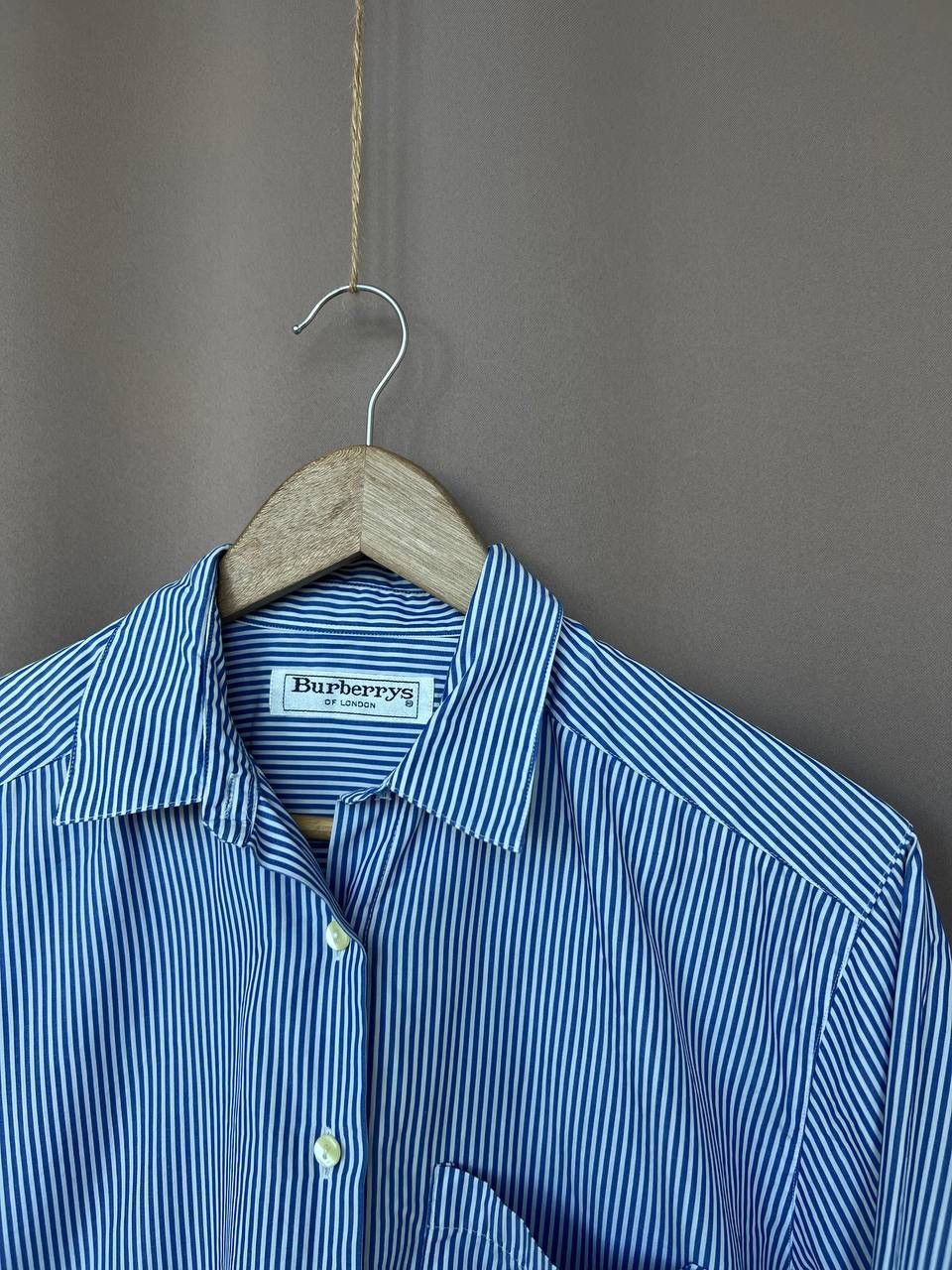 Burberry Burberrys Vintage Striped Button Shirt Mens Size 44 or M Size US M / EU 48-50 / 2 - 6 Thumbnail