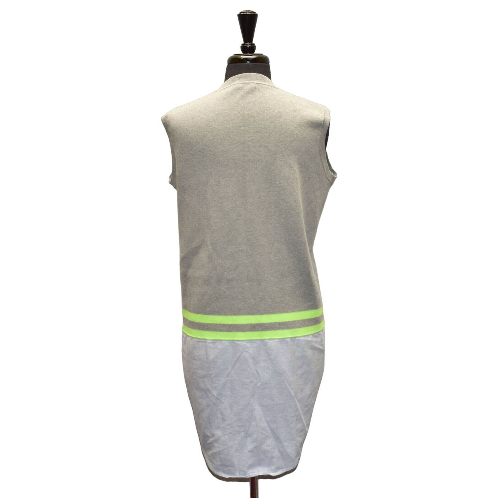 Alexander Wang ALEXANDER WANG Gray Crewneck Sleeveless Sweater Dress Size L Size L / US 10 / IT 46 - 3 Thumbnail