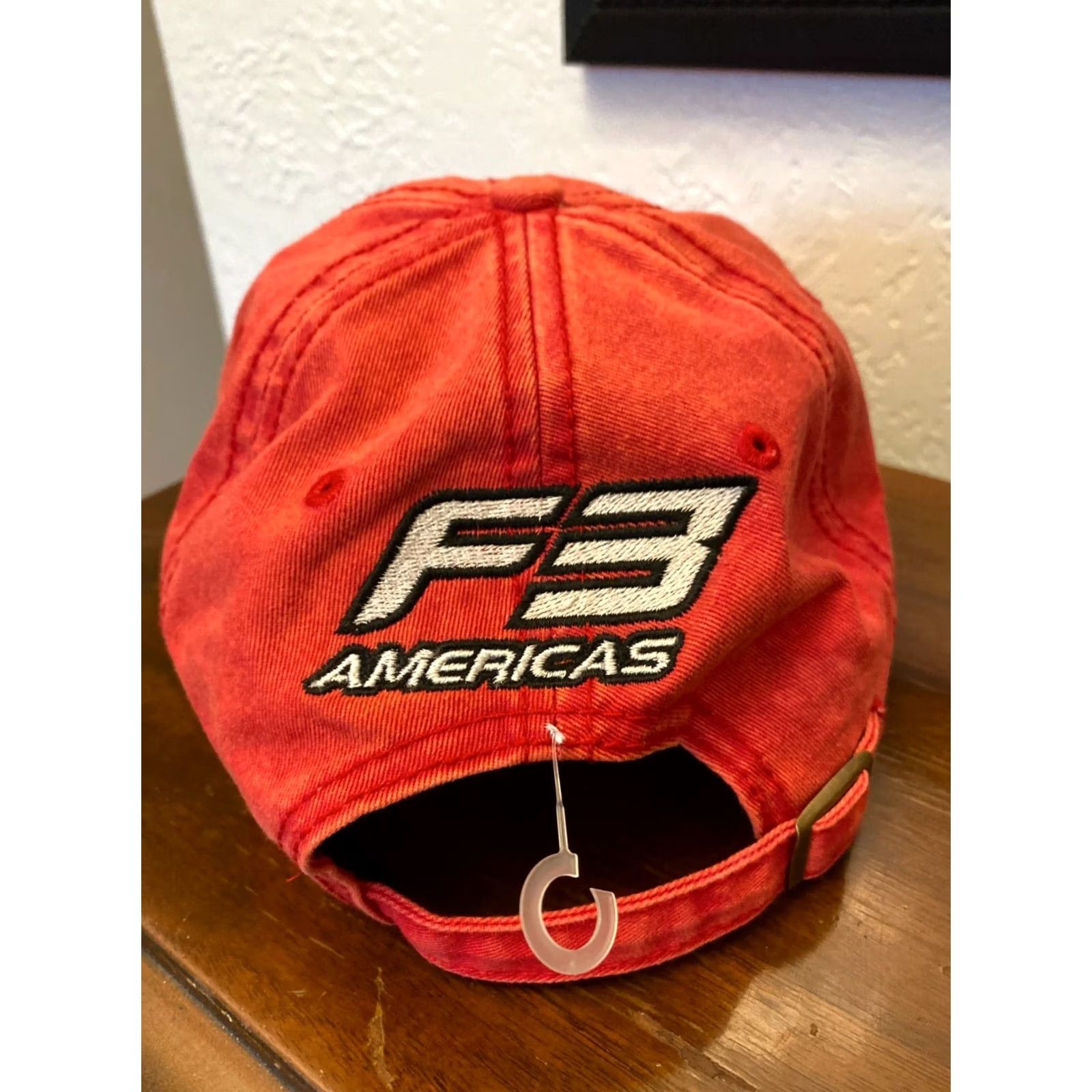Vintage Otto F3 Americas Strapback HAT Red Indycar 500 Adjustable Canvas Cotton Unisex Cap Racing Cap - INDY RACING League Size ONE SIZE - 3 Thumbnail