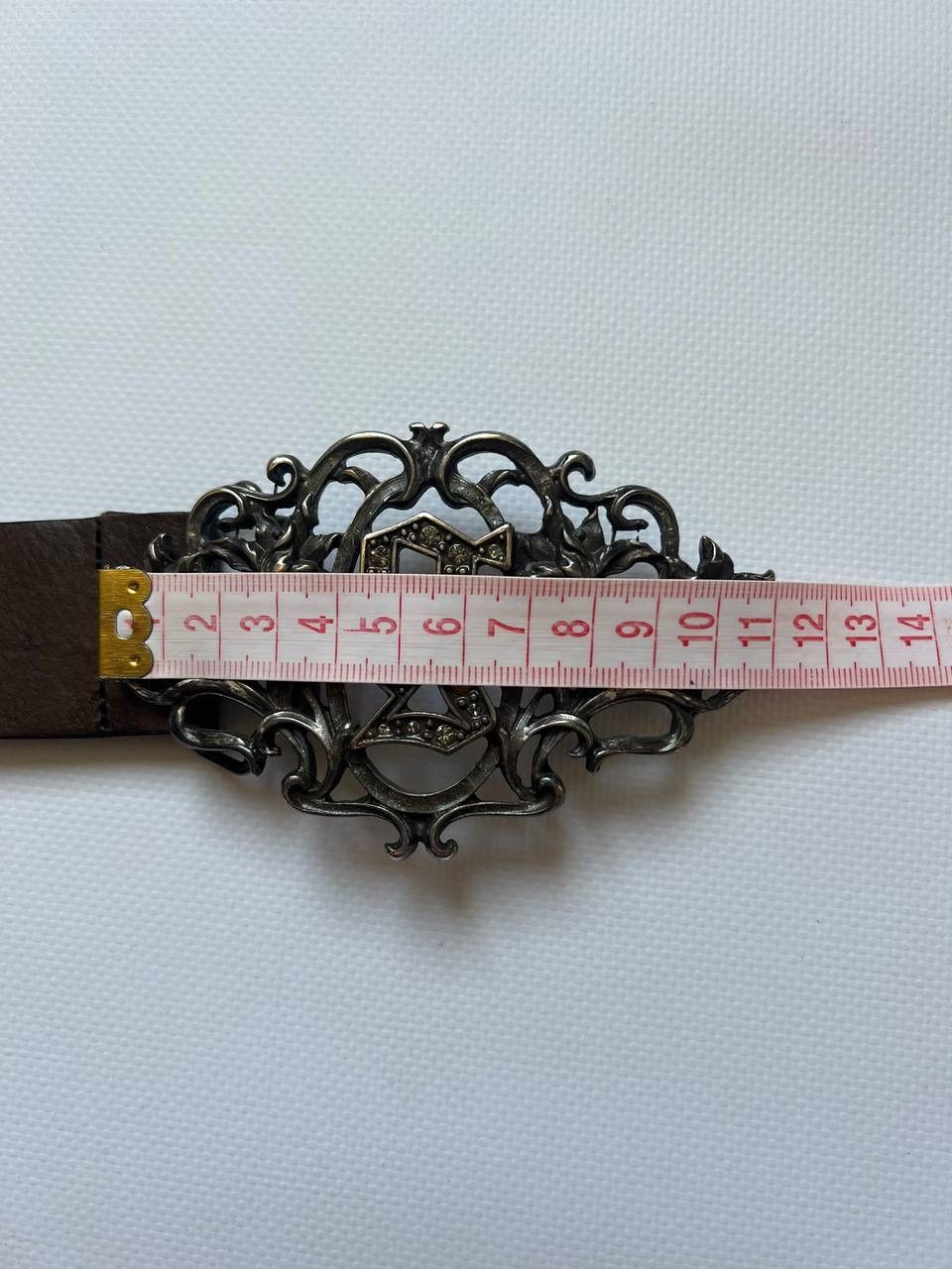John Galliano Vintage Galliano John leather gothic rhinestone belt buckle Size ONE SIZE - 7 Thumbnail