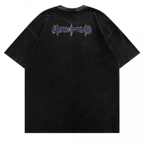 VIBE Cotton T-shirt Punk streetwear Gothic hip-hop Harajuku style Size US L / EU 52-54 / 3 - 8 Thumbnail