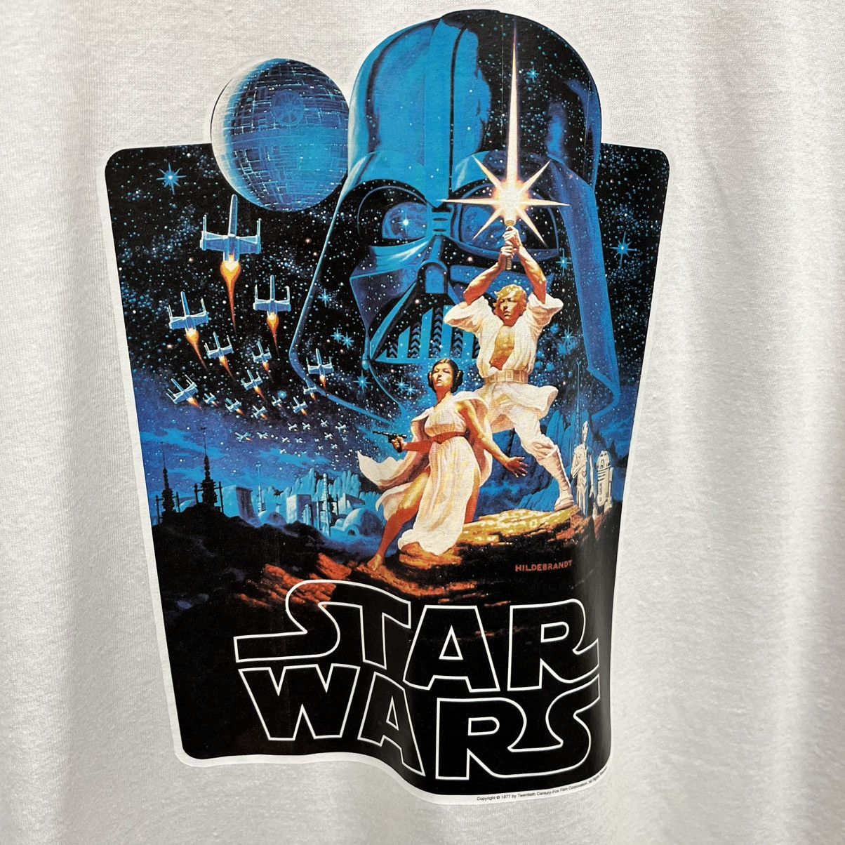 Changes Vintage 1977 Print Iron On Changes 80s Star Wars Promo Tee Size US XL / EU 56 / 4 - 2 Thumbnail