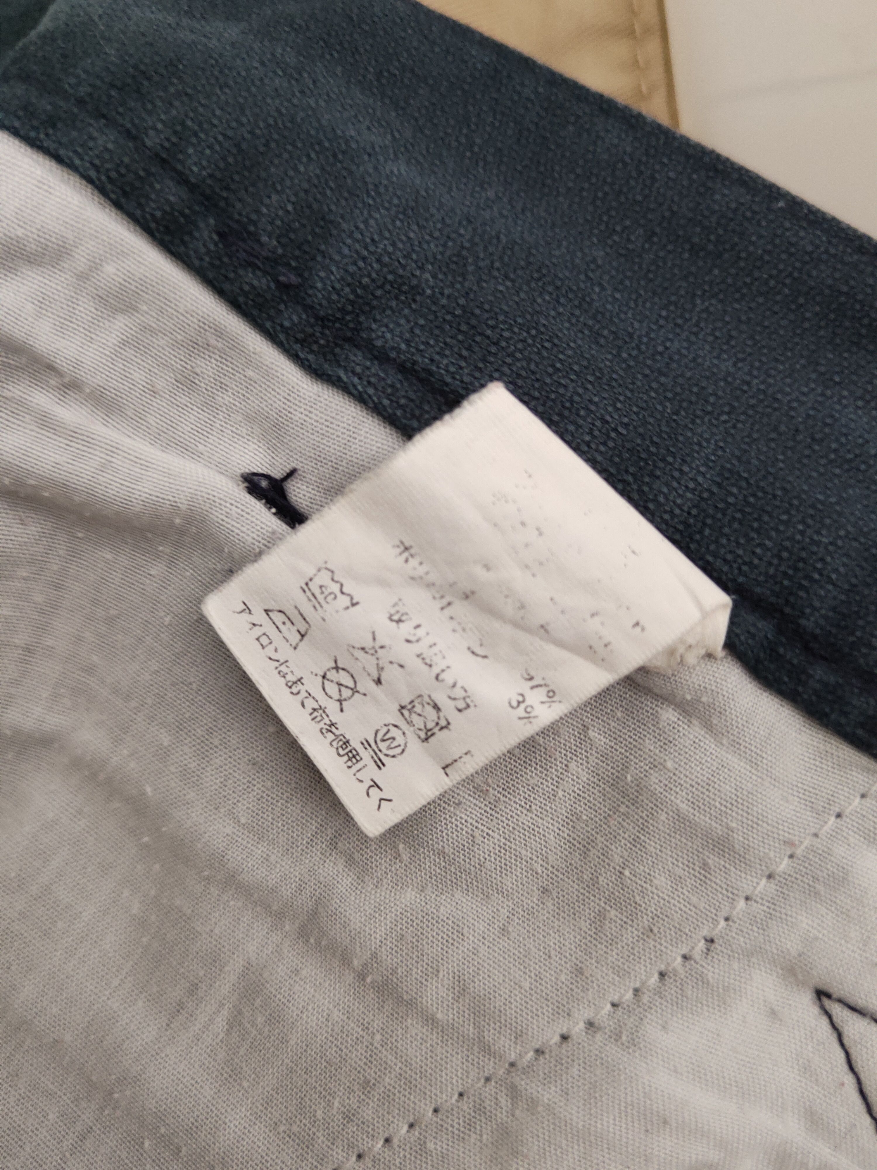 Japanese Brand Japanese Brand Navy Faded Multipocket Cargo Pants #W1038 Size US 31 - 12 Thumbnail