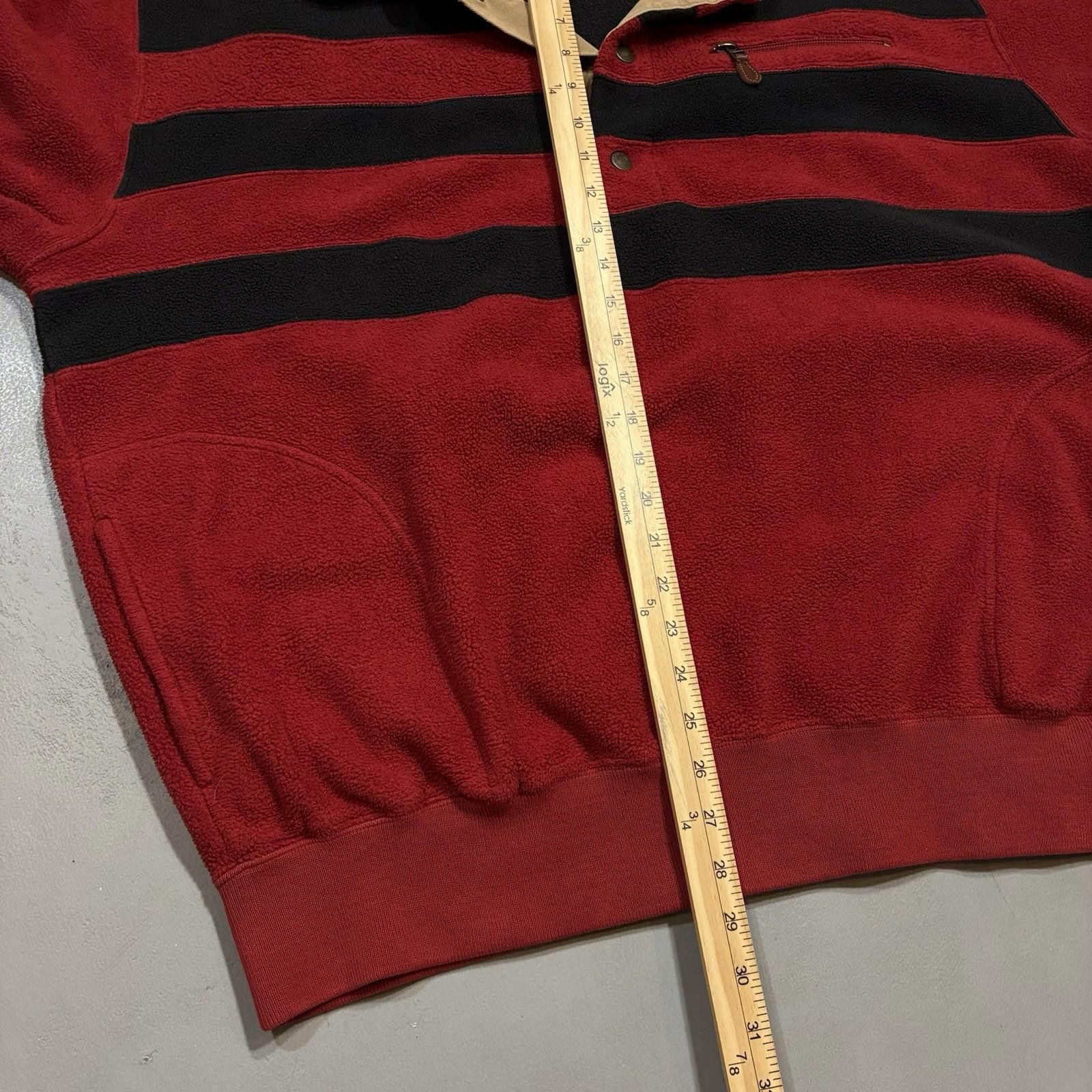 Polo Ralph Lauren Vintage Polo Ralph Lauren Red Pullover Fleece Sweater Size US XL / EU 56 / 4 - 9 Thumbnail