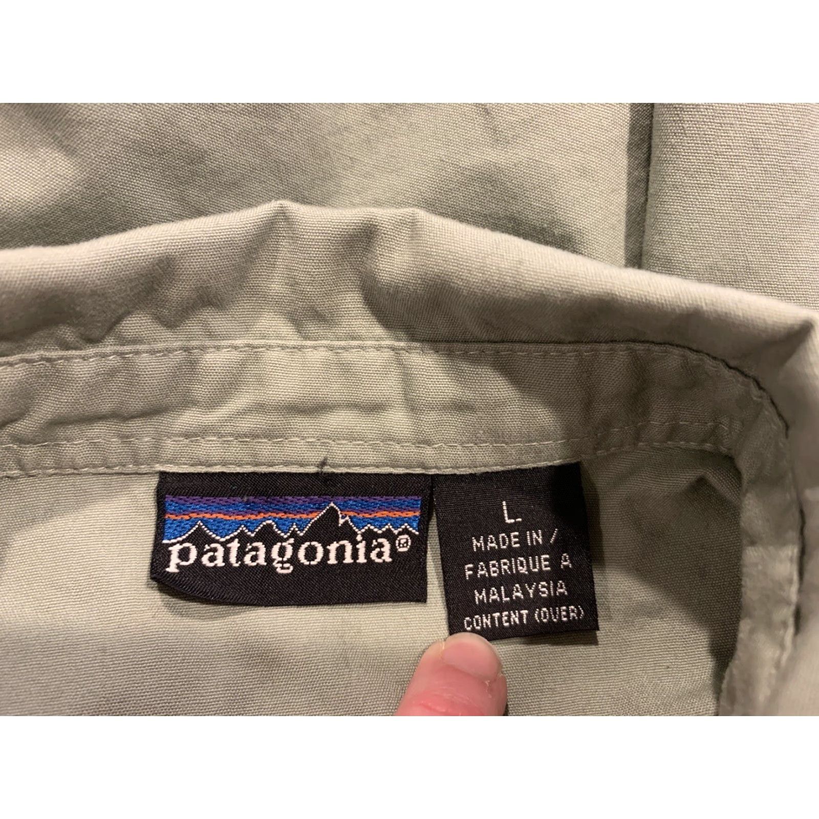 Patagonia Patagonia Button-Up Shirt Long Sleeve Green Cotton Size L Men’s Regular Fit Size US L / EU 52-54 / 3 - 3 Thumbnail