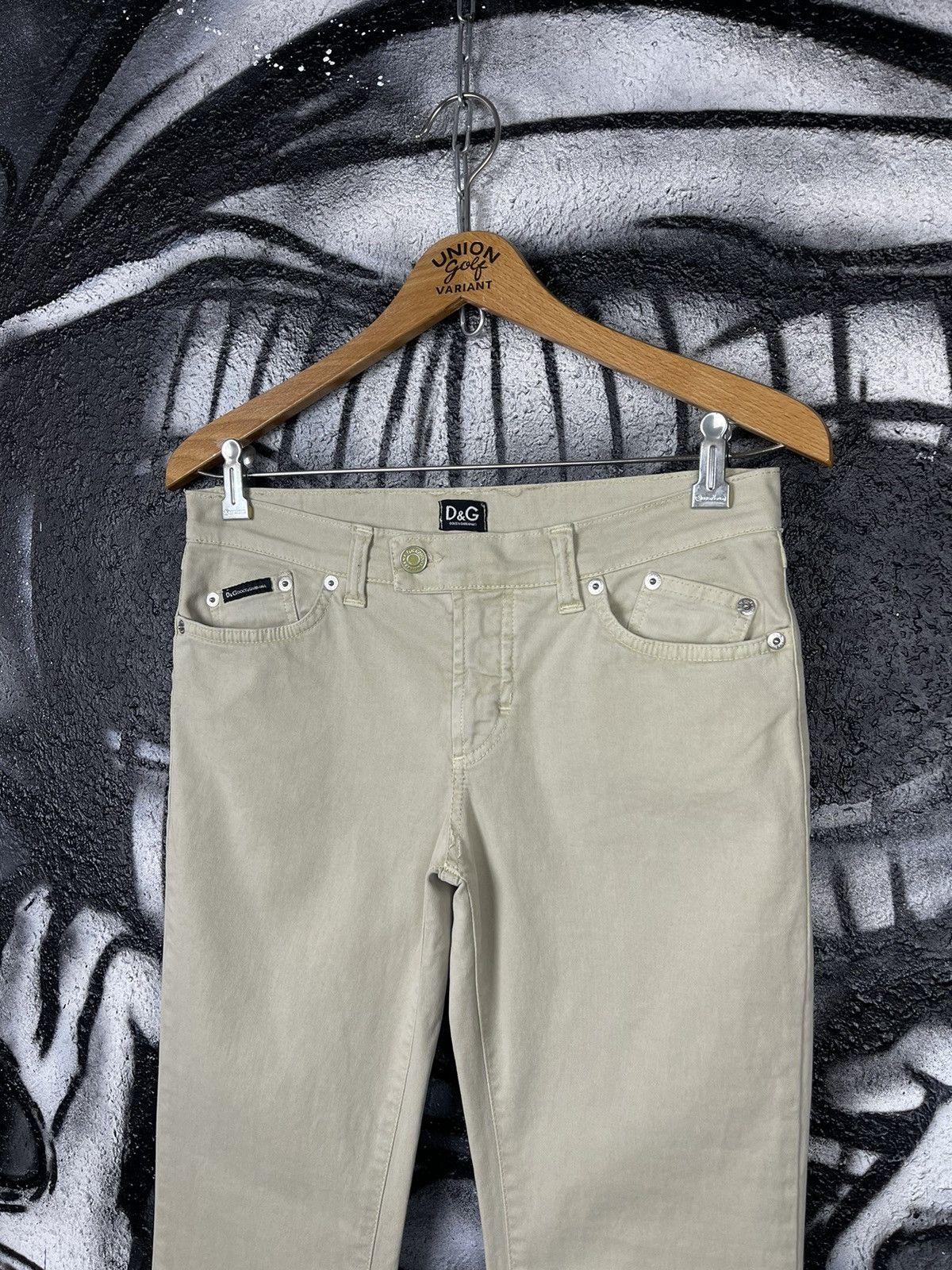 Dolce & Gabbana Dolce & Gabanna Vintage Flared Pants Women’s Size 27 Size 27" / US 4 / IT 40 - 4 Thumbnail
