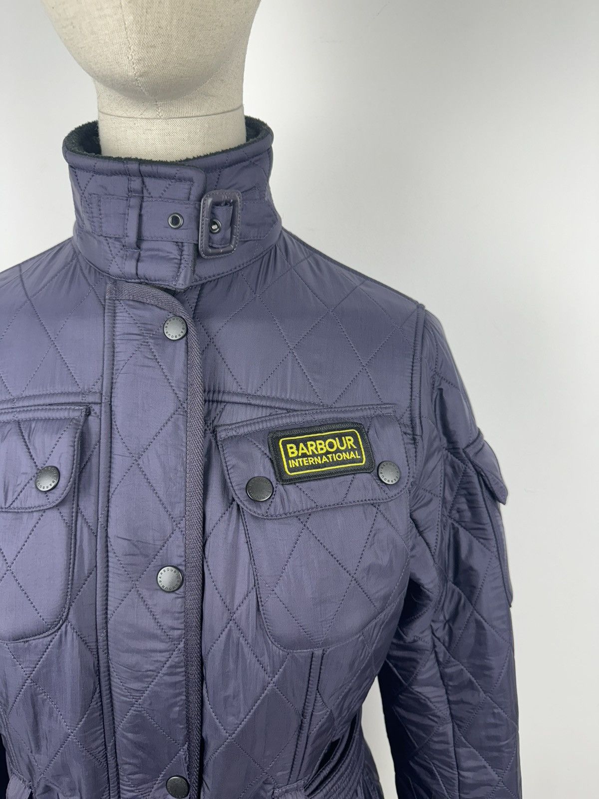 Barbour × Vintage Men’s Vintage Barbour International Polarquilt Jacket size 8 Size M / US 6-8 / IT 42-44 - 5 Thumbnail