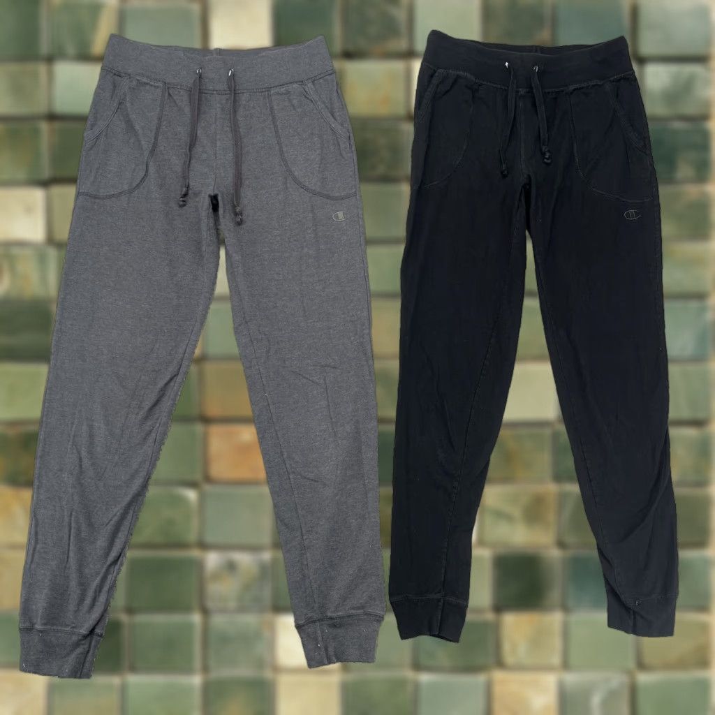 Champion VINTAGE Champion Jogger Sweatpants LOT 2 Women's Small Training Comfy Sportswear Running Size 28" / US 6 / IT 42 - 1 Thumbnail