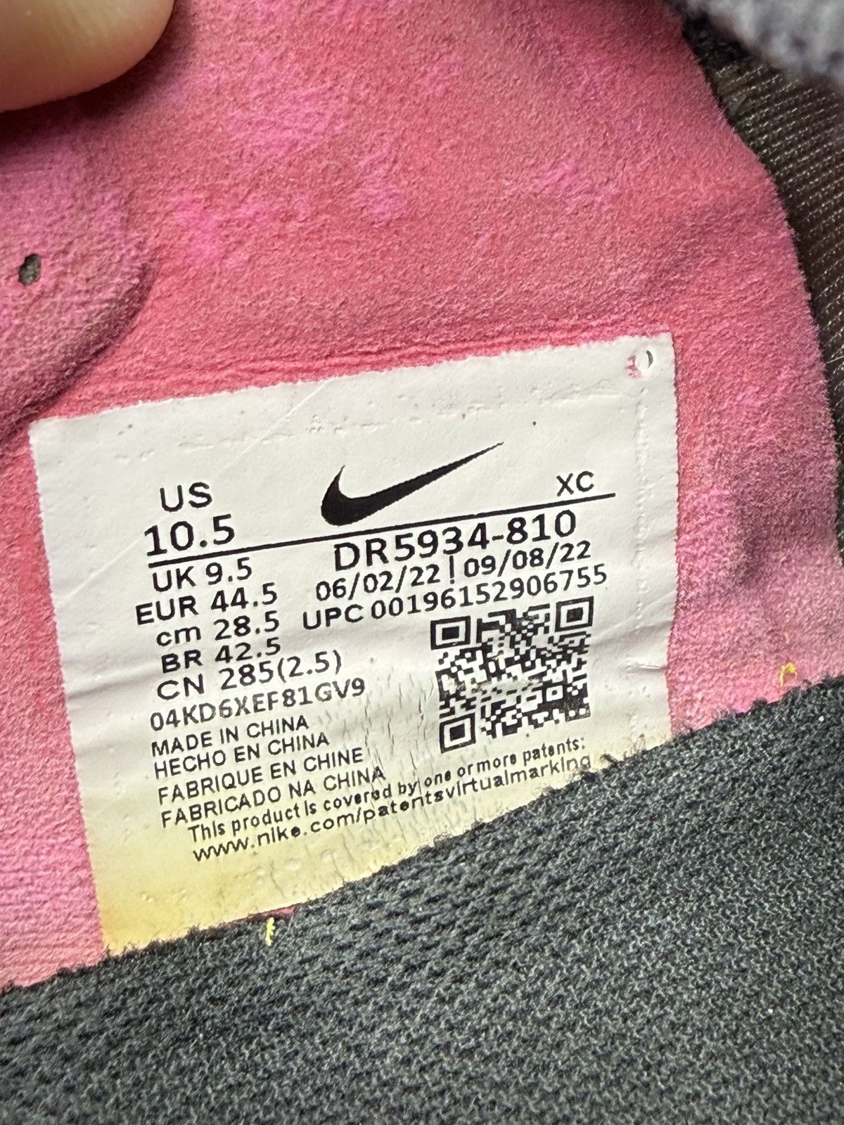Nike Nike Air Mercurial Vapor 15 Elite FG US10.5 UK9.5 EUR44.5 Size US 10.5 / EU 43-44 - 13 Thumbnail