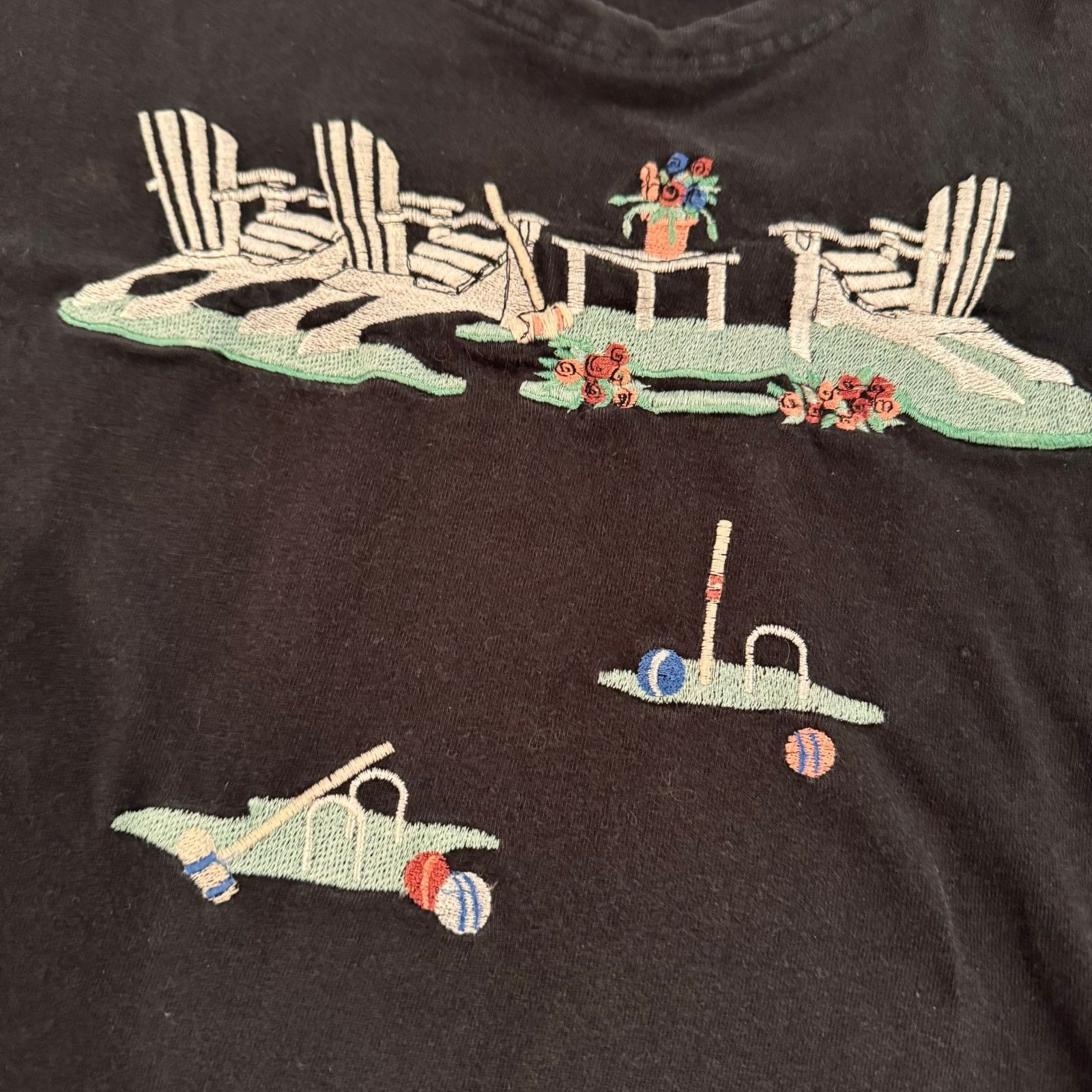 Van Heusen Vintage Van Heusen Croquet T-Shirt - Size Small Size S / US 4 / IT 40 - 3 Thumbnail