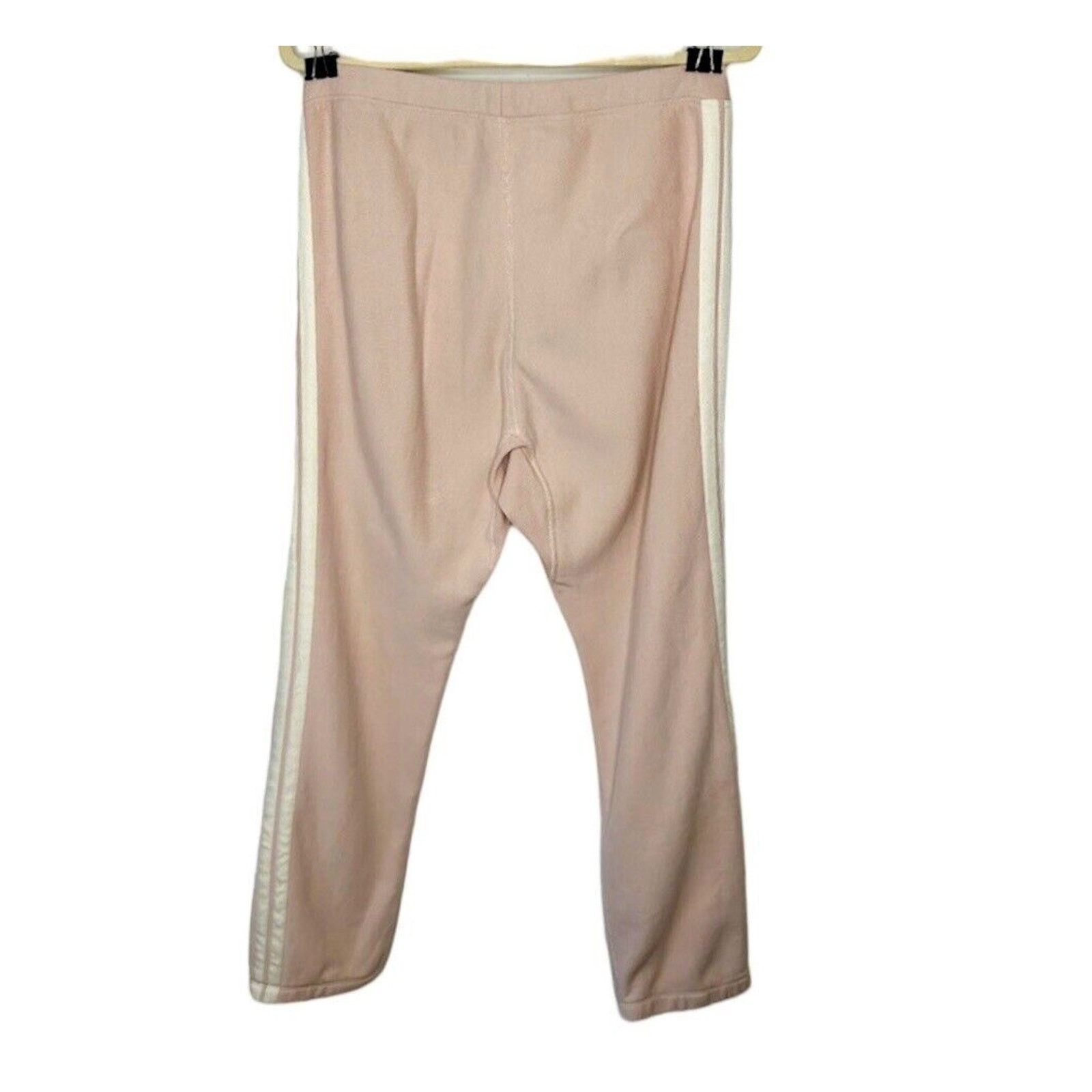 Pink Light Pink Drawstring High Waist Jogger White Side Stripe M Size 30" / US 8 / IT 44 - 1 Thumbnail