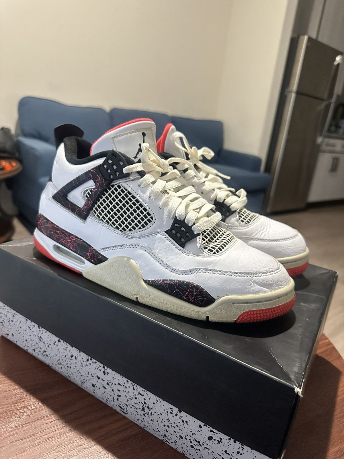 Jordan Brand × Nike Jordan 4 Flight Nostalgia Size US 9.5 / EU 42-43 - 8 Thumbnail