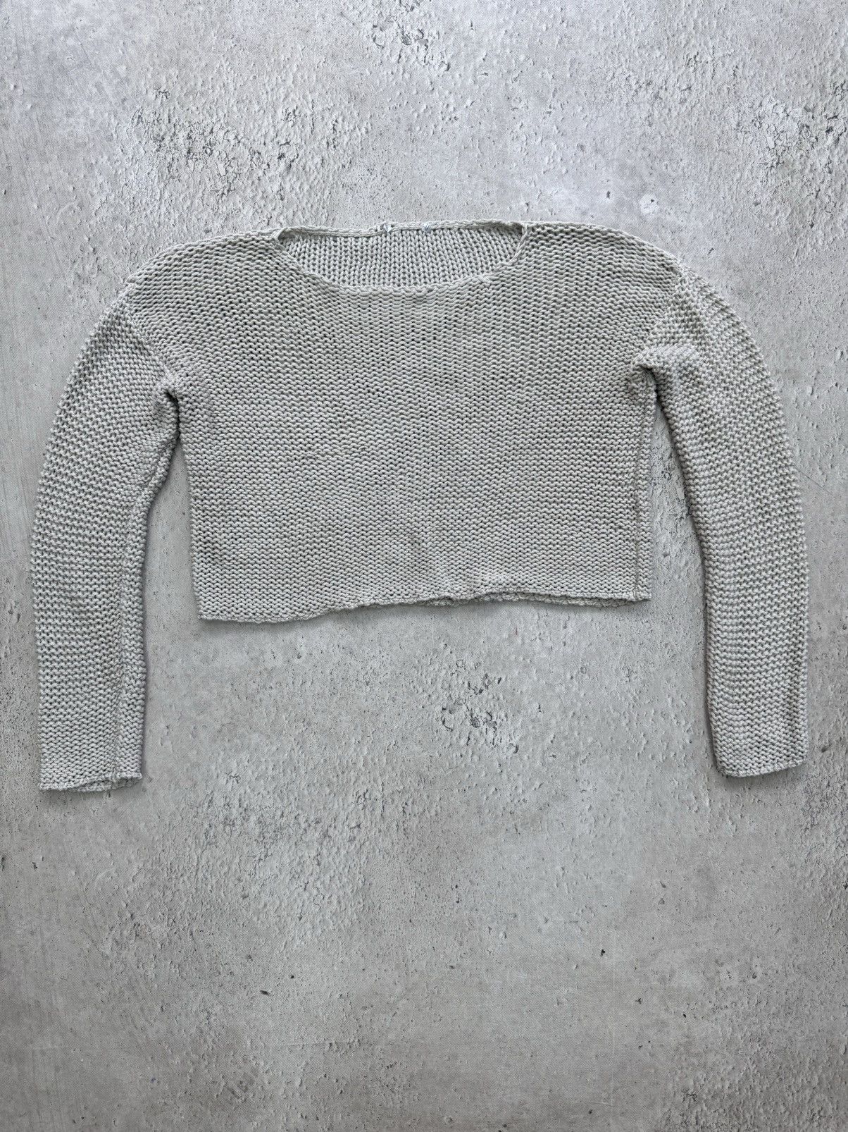 Japanese Brand SALE💣💣 VINTAGE ARCHIVE Y2K JPG STYLE MESH STRIPED SWEATER Size US M / EU 48-50 / 2 - 2 Thumbnail