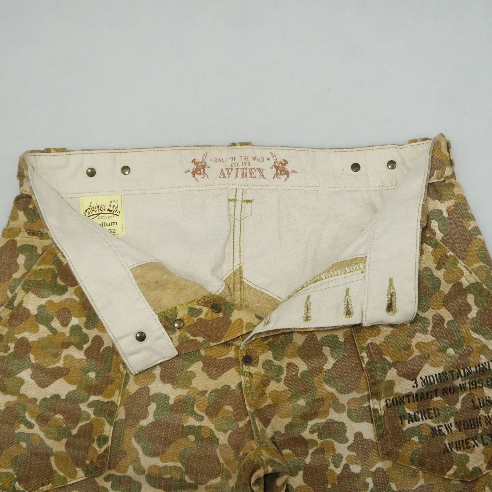 Buzz Rickson's 1990s Buzz Rickson's Avirex Camouflage Fatigue Pants USMC Size US 30 / EU 46 - 7 Thumbnail