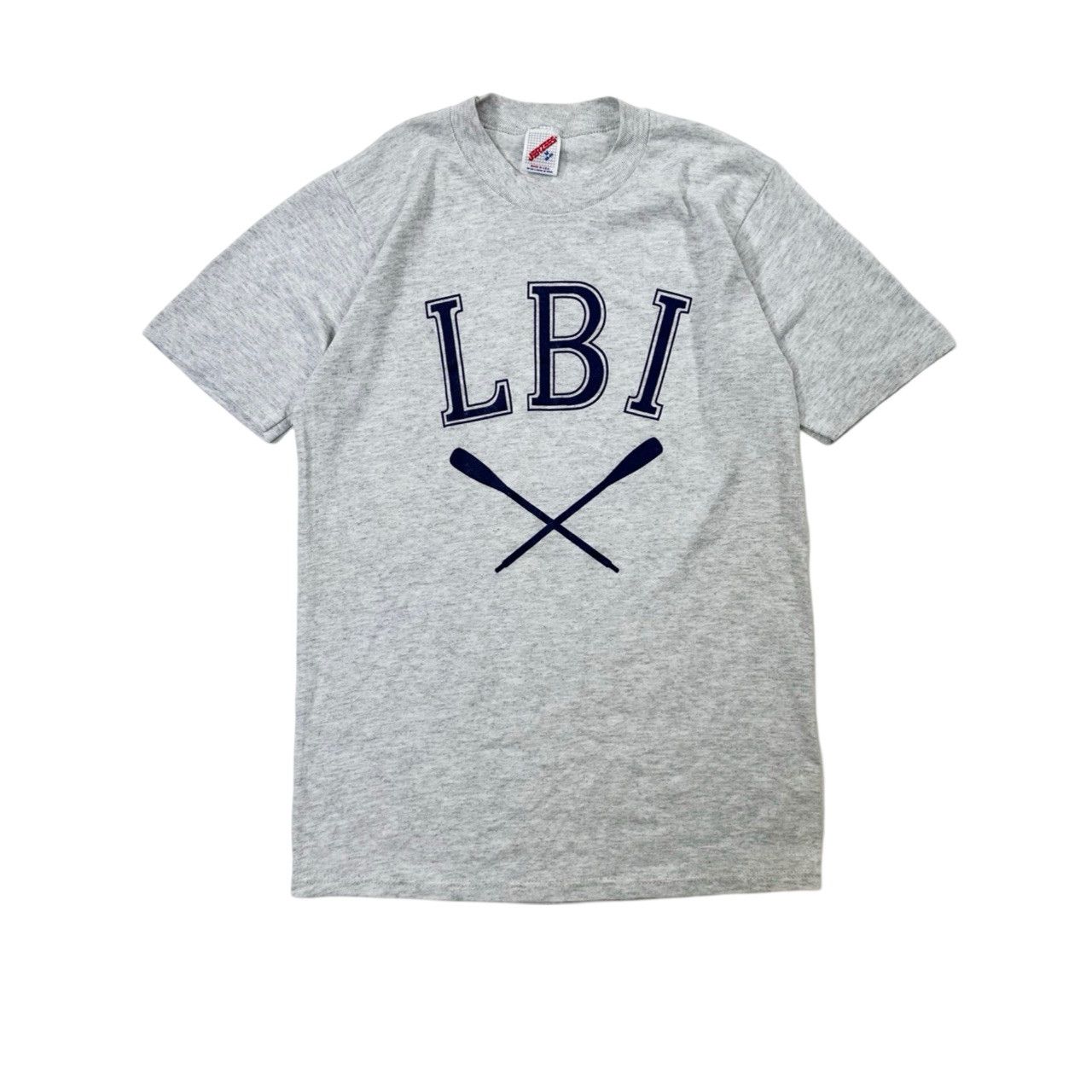 Vintage Vintage 90s Made in USA Single Stitch LBI Graphic T Shirt Size US M / EU 48-50 / 2 - 1 Thumbnail