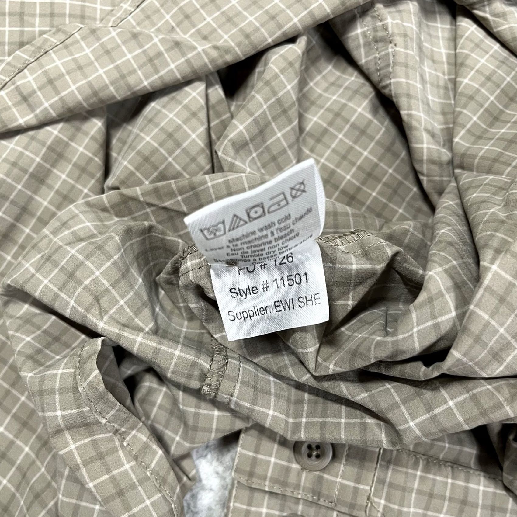 Mountain Khakis Mountain Khakis Shirt Mens XL Brown Plaid Button-Down Lightweight Vented Cotton Nylon Spandex Size US XL / EU 56 / 4 - 3 Thumbnail