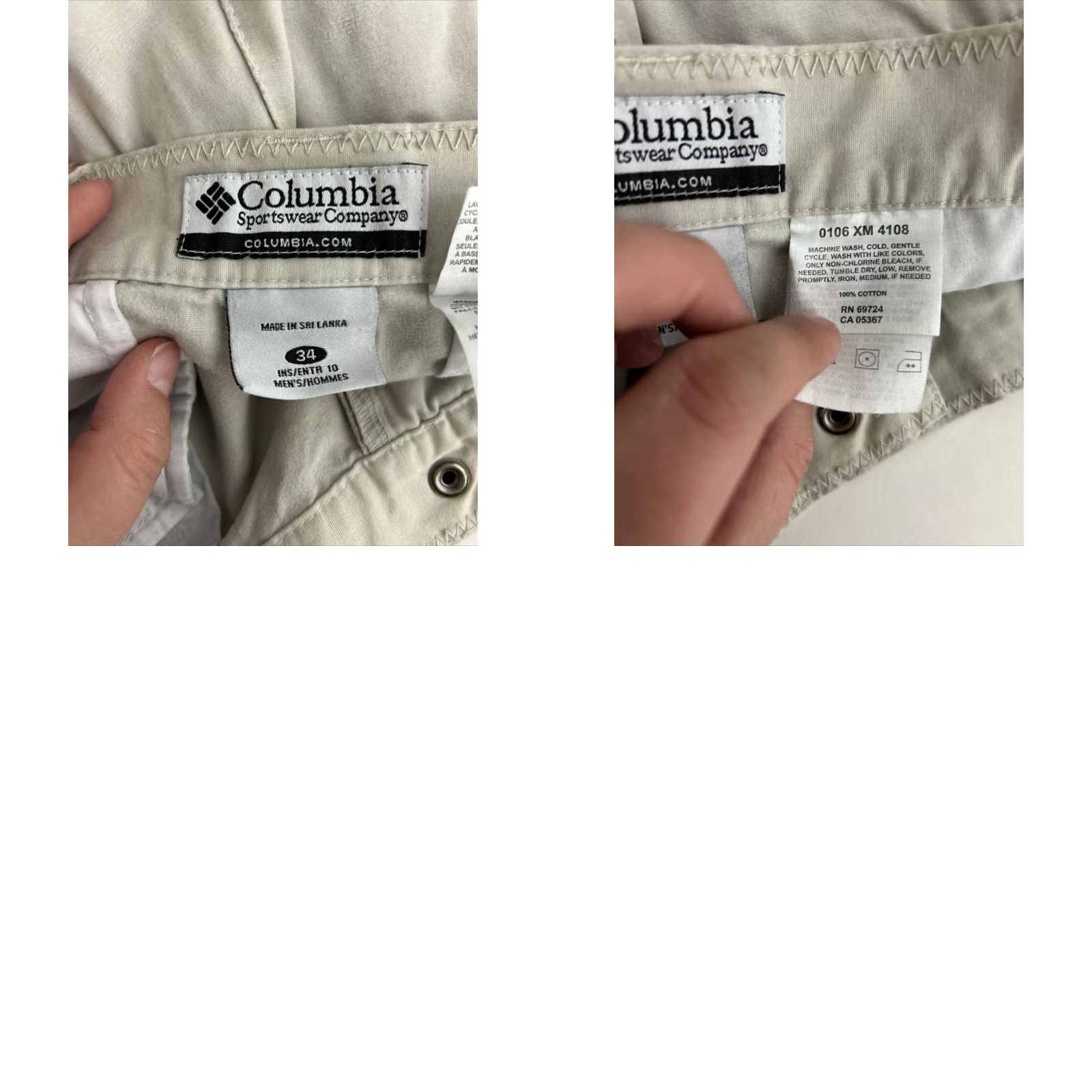Vintage Columbia Cargo Shorts Beige 100% Cotton Mens Size 34x9 size 34 Regular Shorts Beige Cargo Men 34x9 Size US 34 / EU 50 - 9 Thumbnail