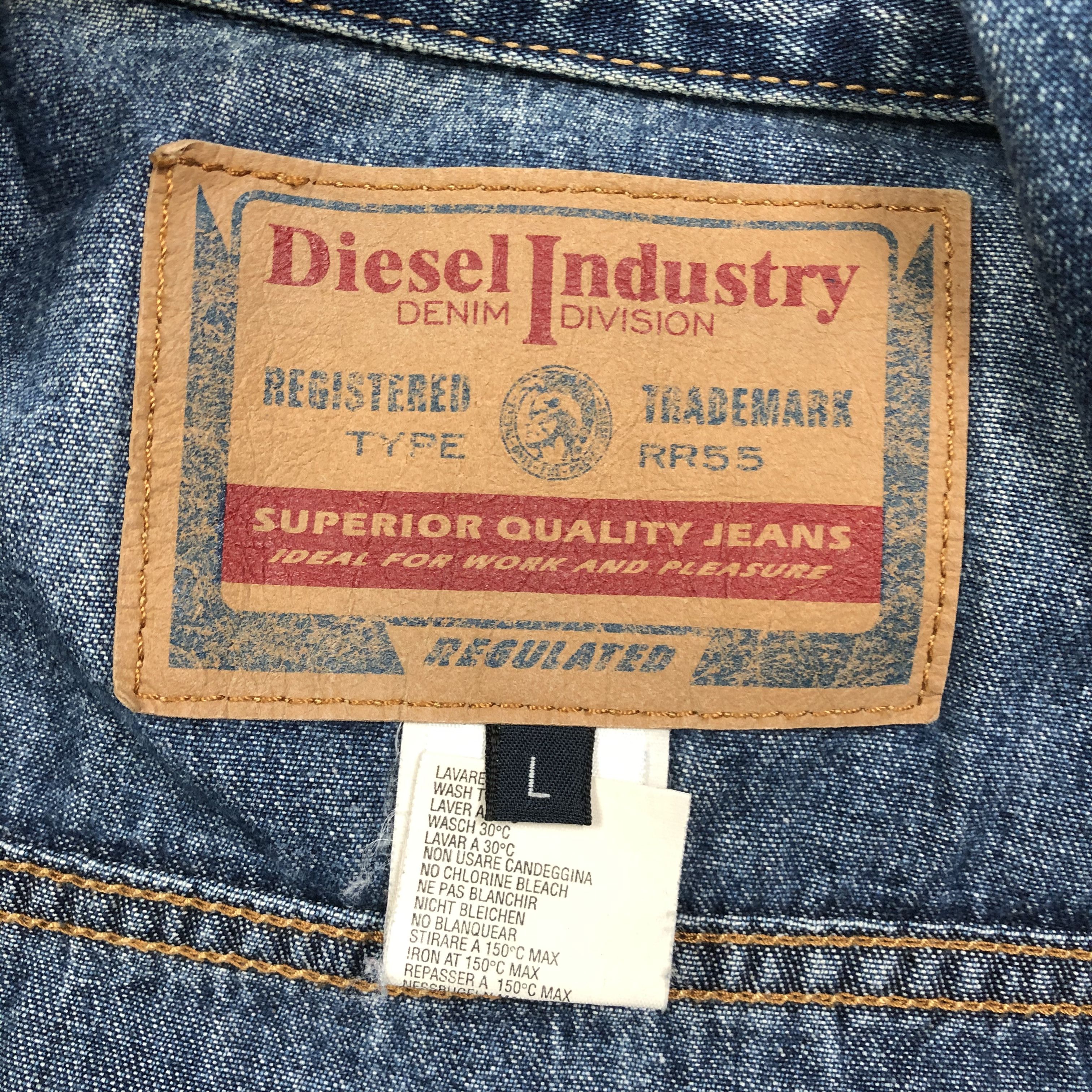 Diesel Diesel Jeans Jacket 90's Size L / US 10 / IT 46 - 4 Thumbnail