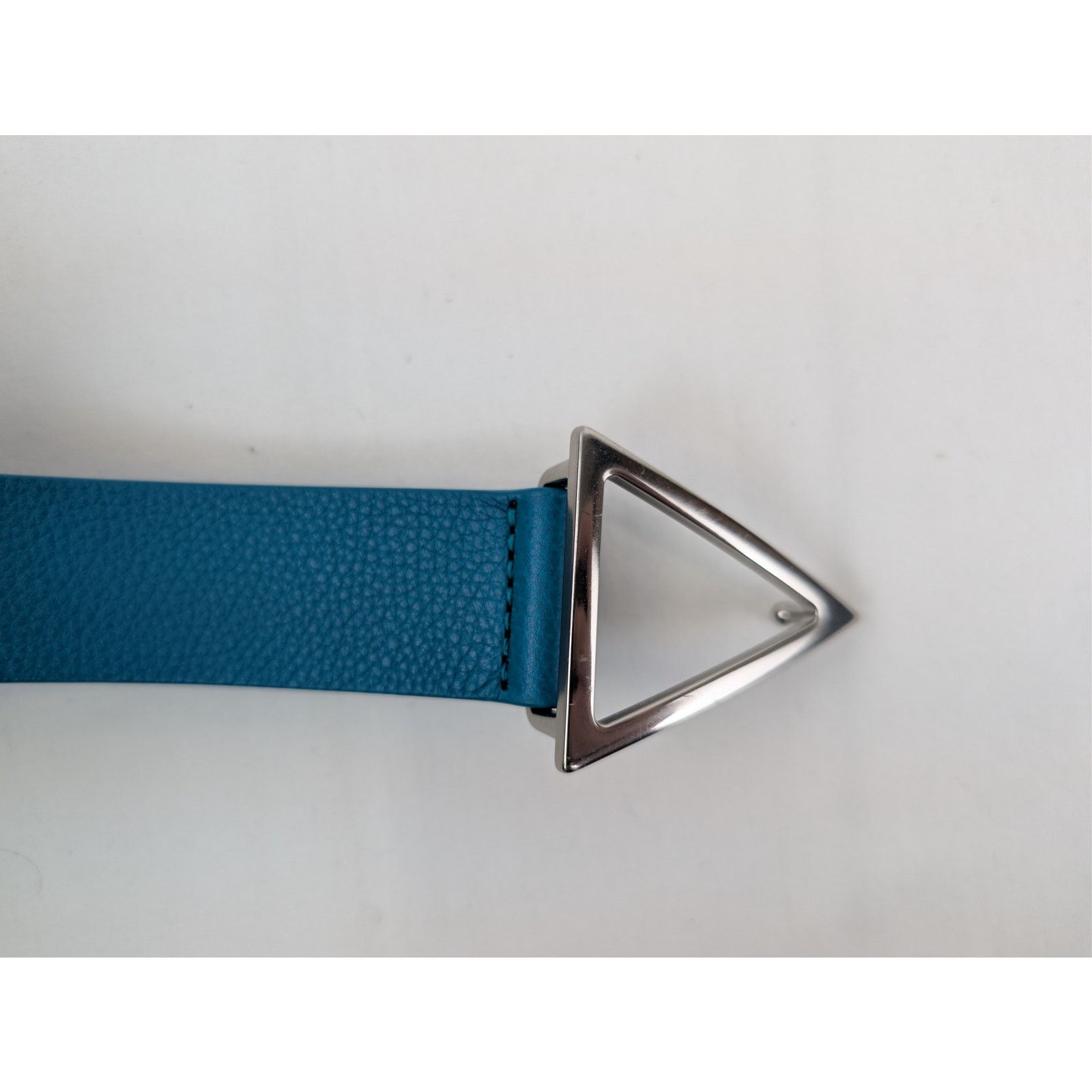 Bottega Veneta o1rshd1 Size: 110/ Cintura Grainy Light Calf Belt in Blaster Size 44 - 6 Thumbnail