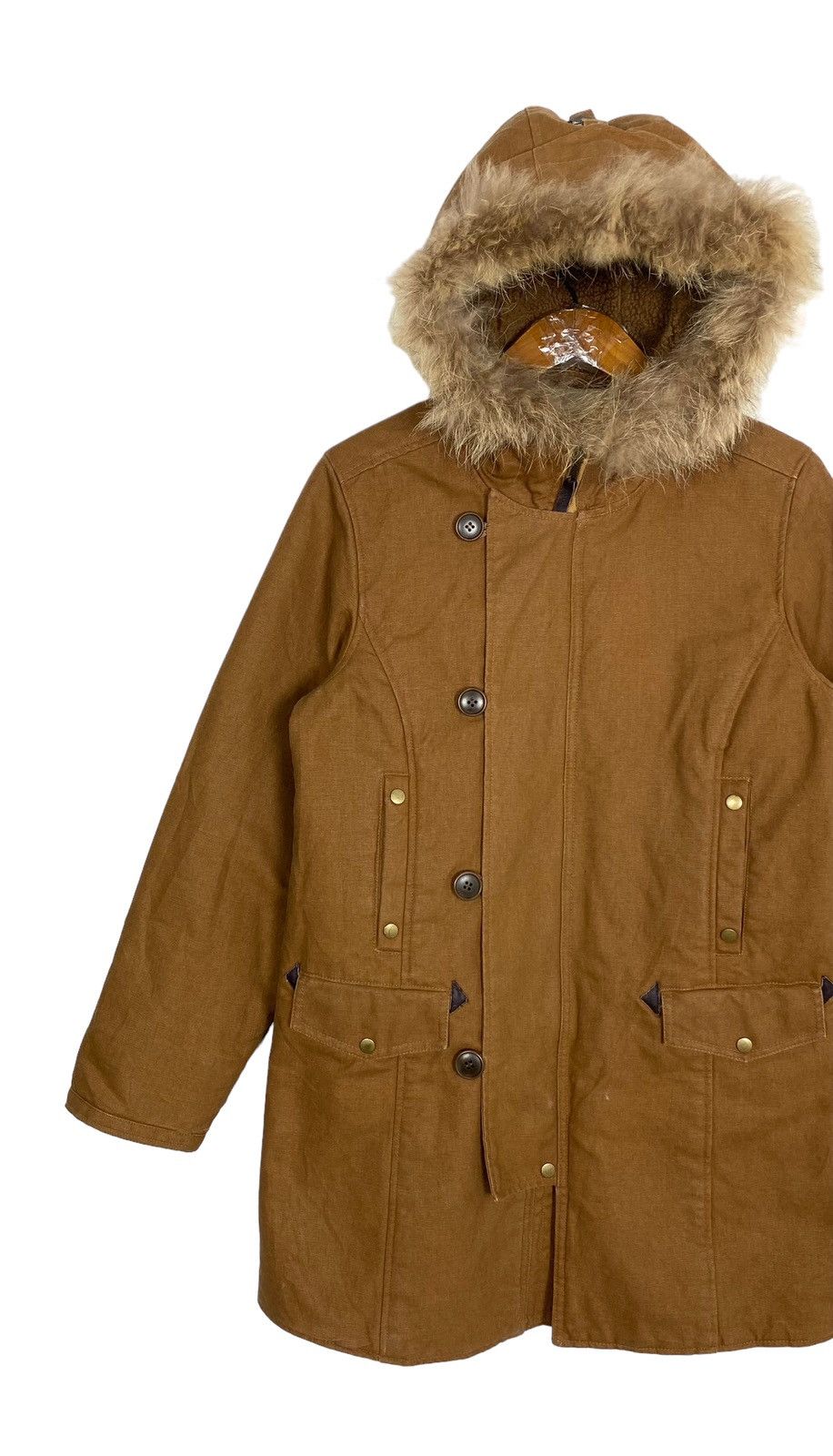 Vintage Rare‼️ Vintage In This Life Workwear Jacket Fur Hoodie Size US M / EU 48-50 / 2 - 4 Thumbnail