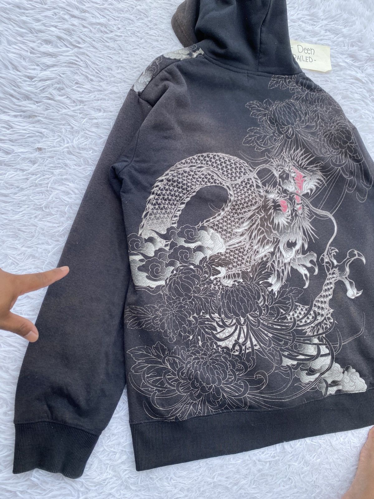 Japanese Brand Rare Vintage Bullet Noise Dragon Sweater Size US L / EU 52-54 / 3 - 9 Thumbnail