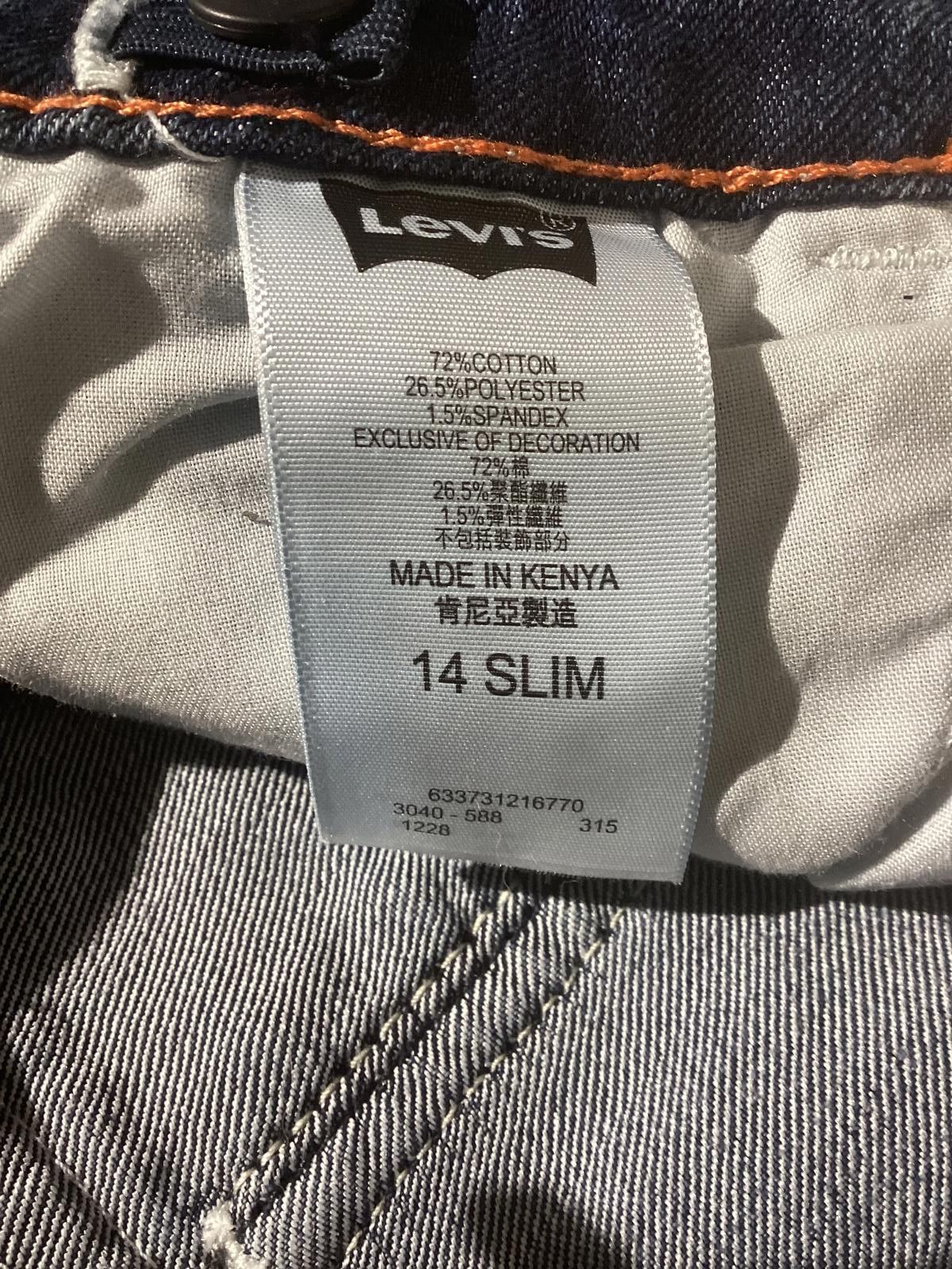Levi's Stylish Girls Levi's Flare Jeans - Dark Wash Size 14 Size 24" / US 00 / IT 34 - 8 Thumbnail