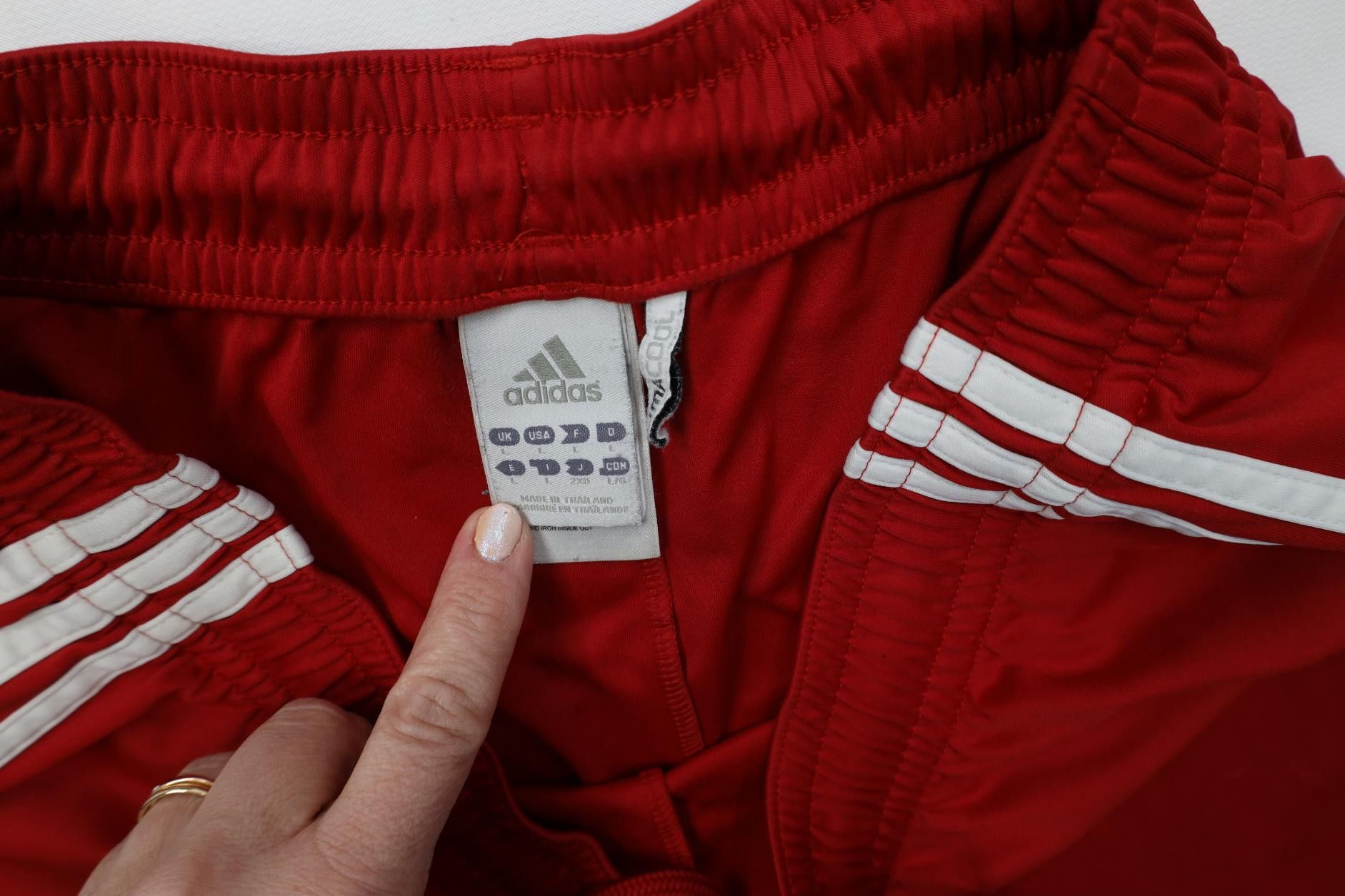 Adidas Vintage Y2K Adidas Running Jogging Soccer Shorts Red Striped Size US 34 / EU 50 - 7 Thumbnail