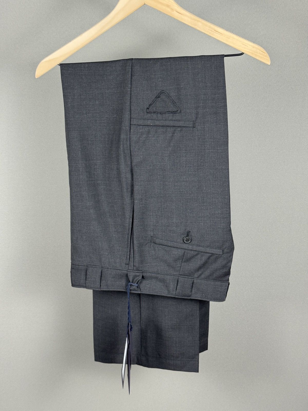 Prada NWT PRADA GRAY WOOL PANTS PRADA LOGO Size US 30 / EU 46 - 4 Thumbnail