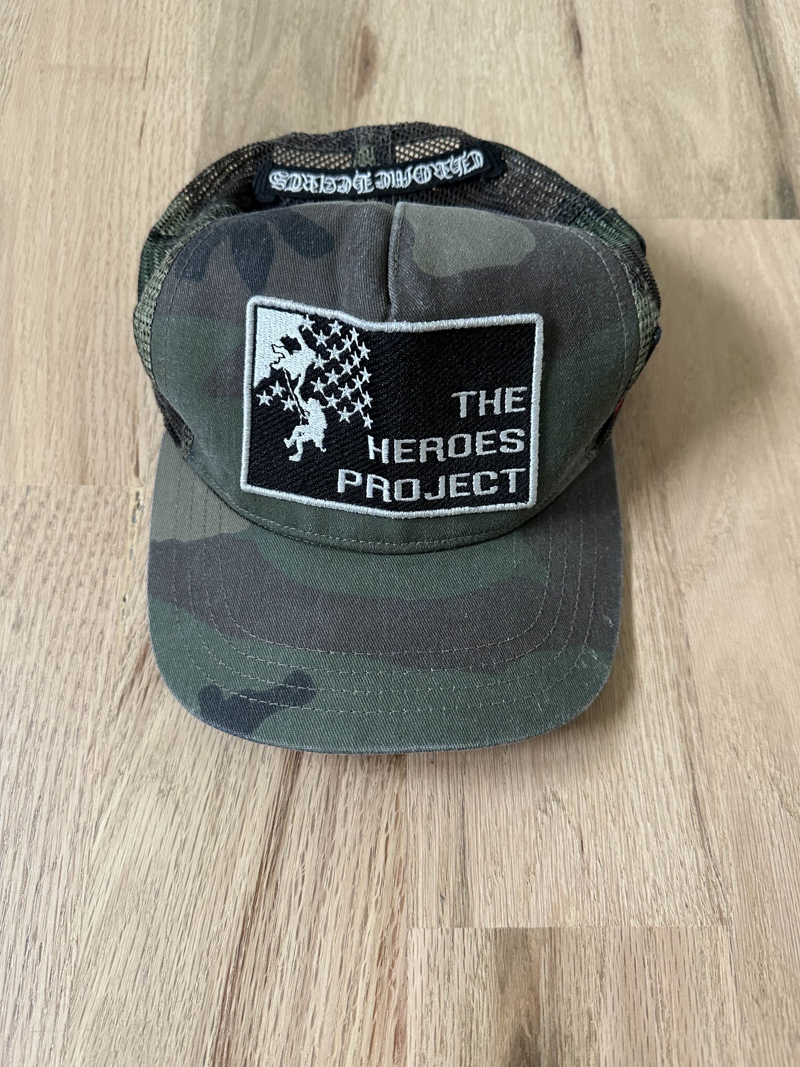 ヨンナム クロムハーツ 迷彩キャップ THE HEROES PROJECT CHROME HEARTSクロムハーツTHE HEROES PROJECT・CAMO TRUCKER