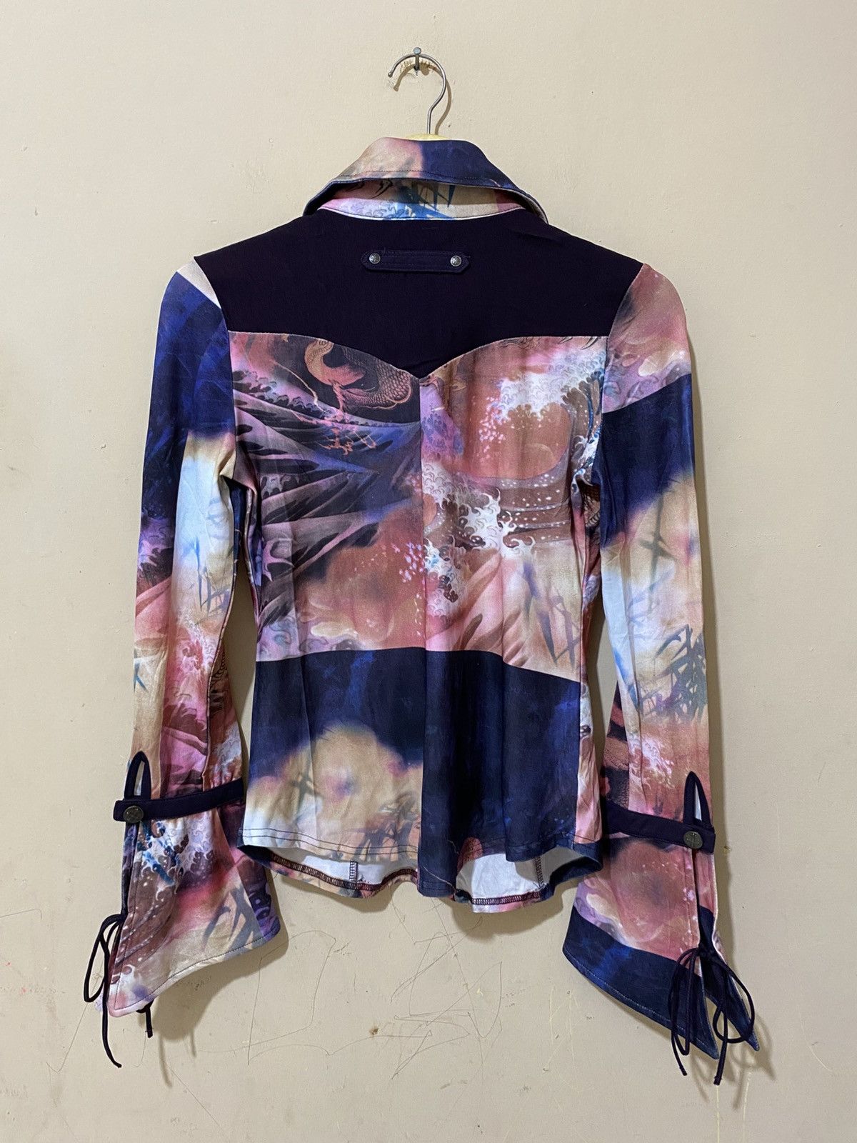 Beauty Beast Ozz On Hikzoh Vkei Japanese Gothic Over Print Shirt Size ONE SIZE - 11 Thumbnail