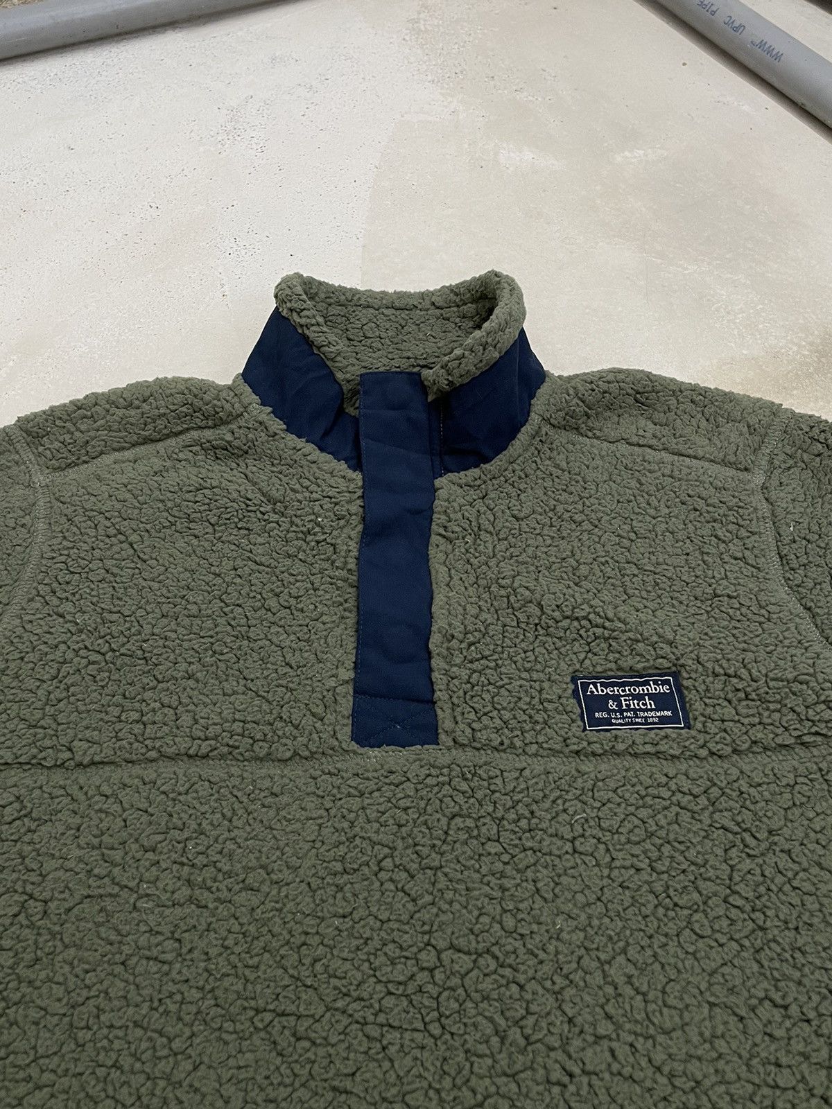 Abercrombie & Fitch Abercrombie Soft Fleece Button Up Collar AW Wear Size US S / EU 44-46 / 1 - 5 Thumbnail