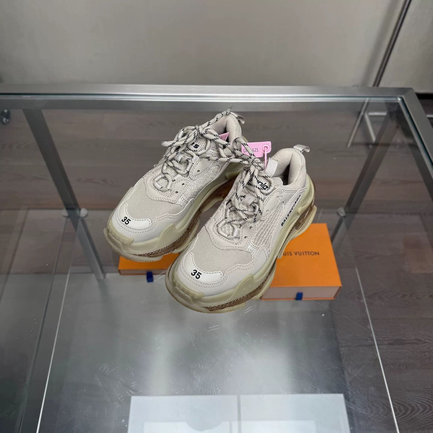 Balenciaga Balenciaga Triple S Chunky Sneakers Size US 4 / IT 34 - 1 Thumbnail