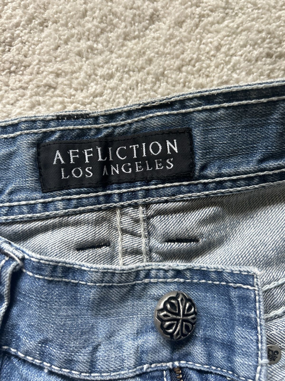 Affliction Affliction mens black label cooper jeans Size US 34 / EU 50 - 3 Thumbnail