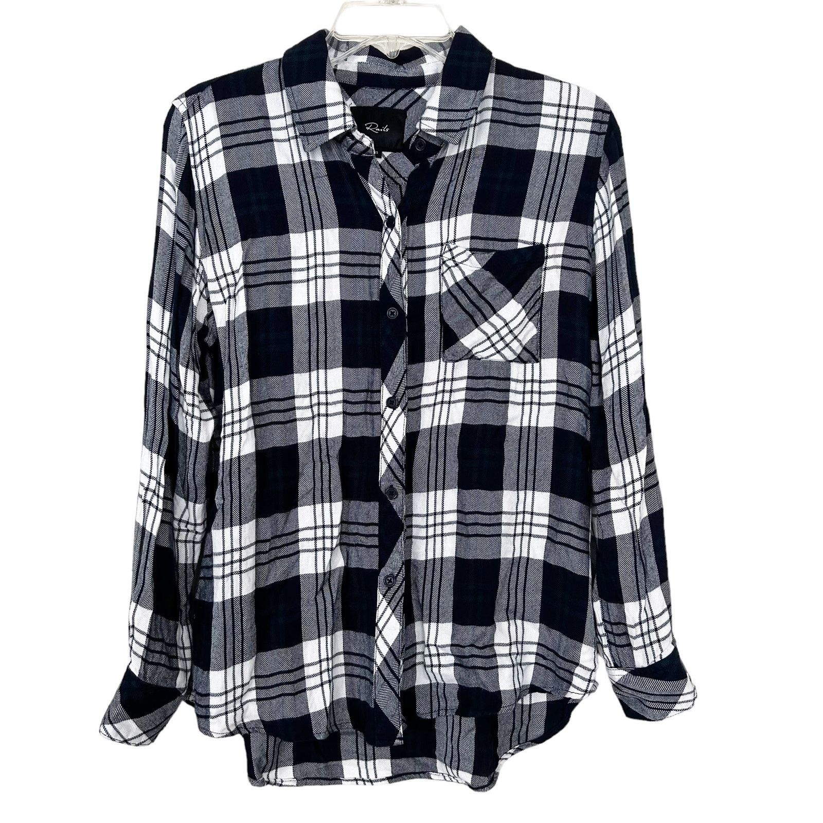 Rails Rails Plaid Long Sleeve Button Down Sz XS Size XS / US 0-2 / IT 36-38 - 1 Thumbnail