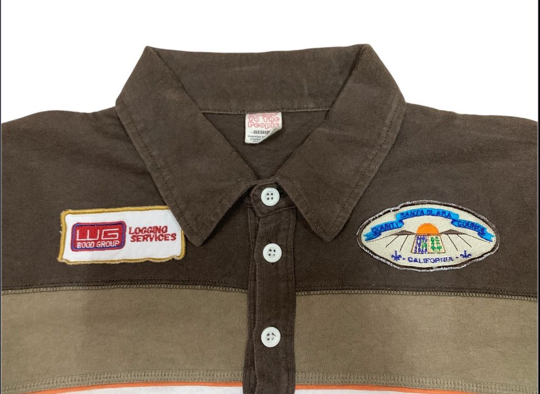 Japanese Brand Power To The People (Patch Polo Tee) Size US M / EU 48-50 / 2 - 3 Thumbnail