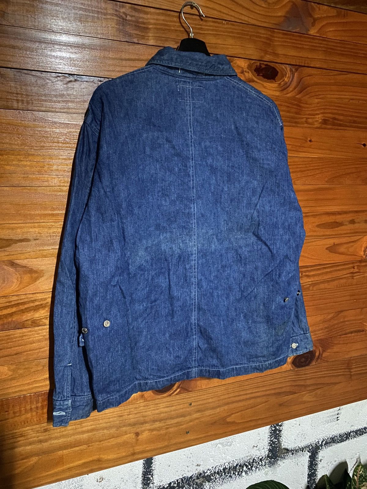 Japanese Brand Vintage Hostdiplo Denim Work Jacket Japanese Heritage Zip-Up Size US M / EU 48-50 / 2 - 14 Thumbnail