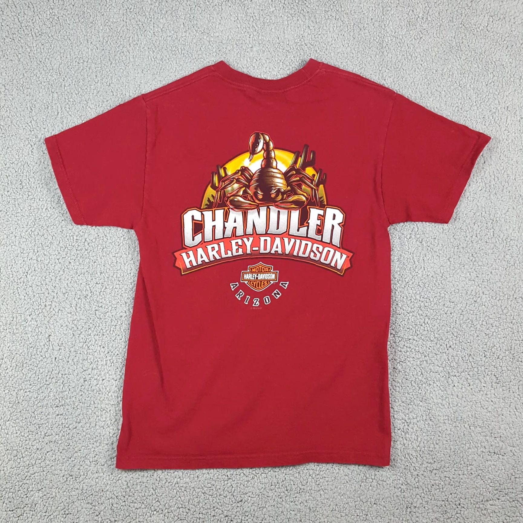 Harley Davidson VINTAGE Harley-Davidson Motorcycle T-Shirt Men's Medium Red Logo 90s Biker Outdoor Rock Retro Size US M / EU 48-50 / 2 - 3 Thumbnail