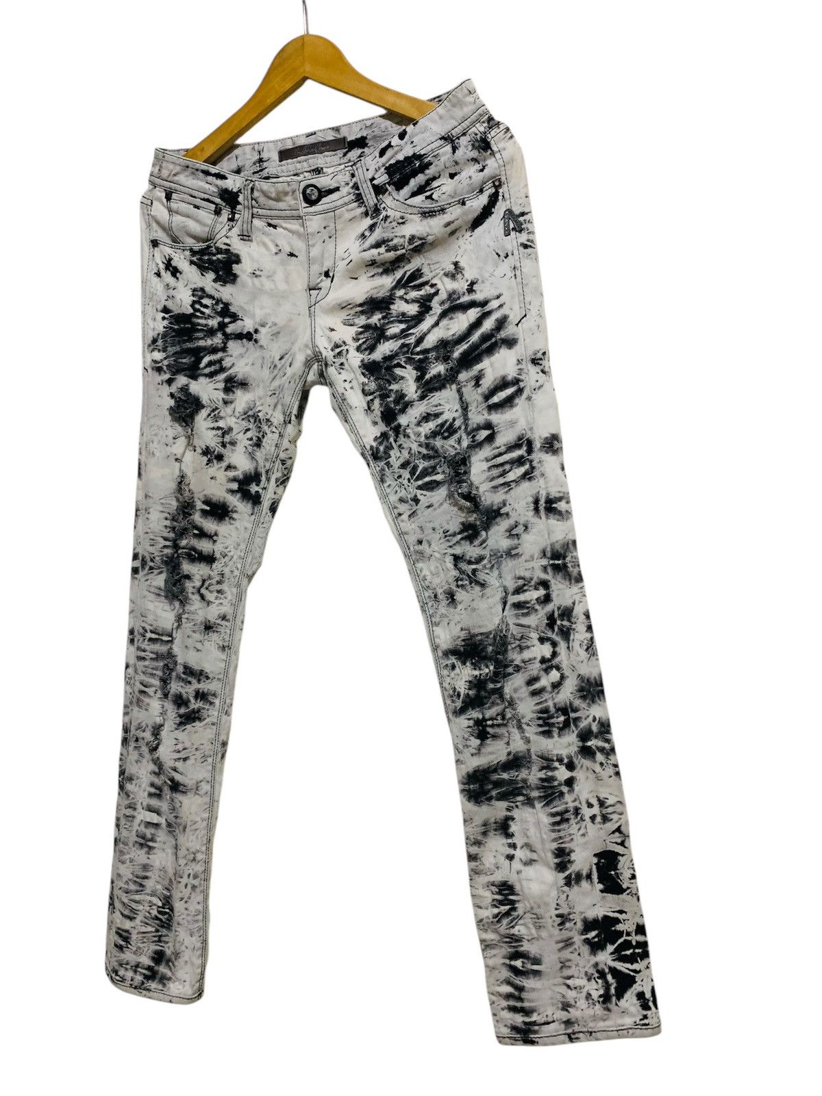 Japanese Brand BUCKARO SKINNY JEANS PUNK STYLE Size US 27 - 3 Thumbnail