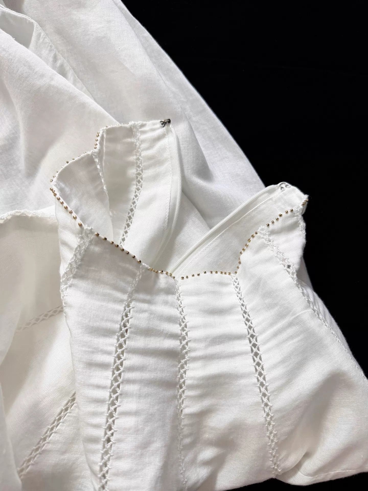 Kapital Kapital Linen-Cotton Origami Pleat White Vintage Shirt Size S / US 4 / IT 40 - 5 Thumbnail
