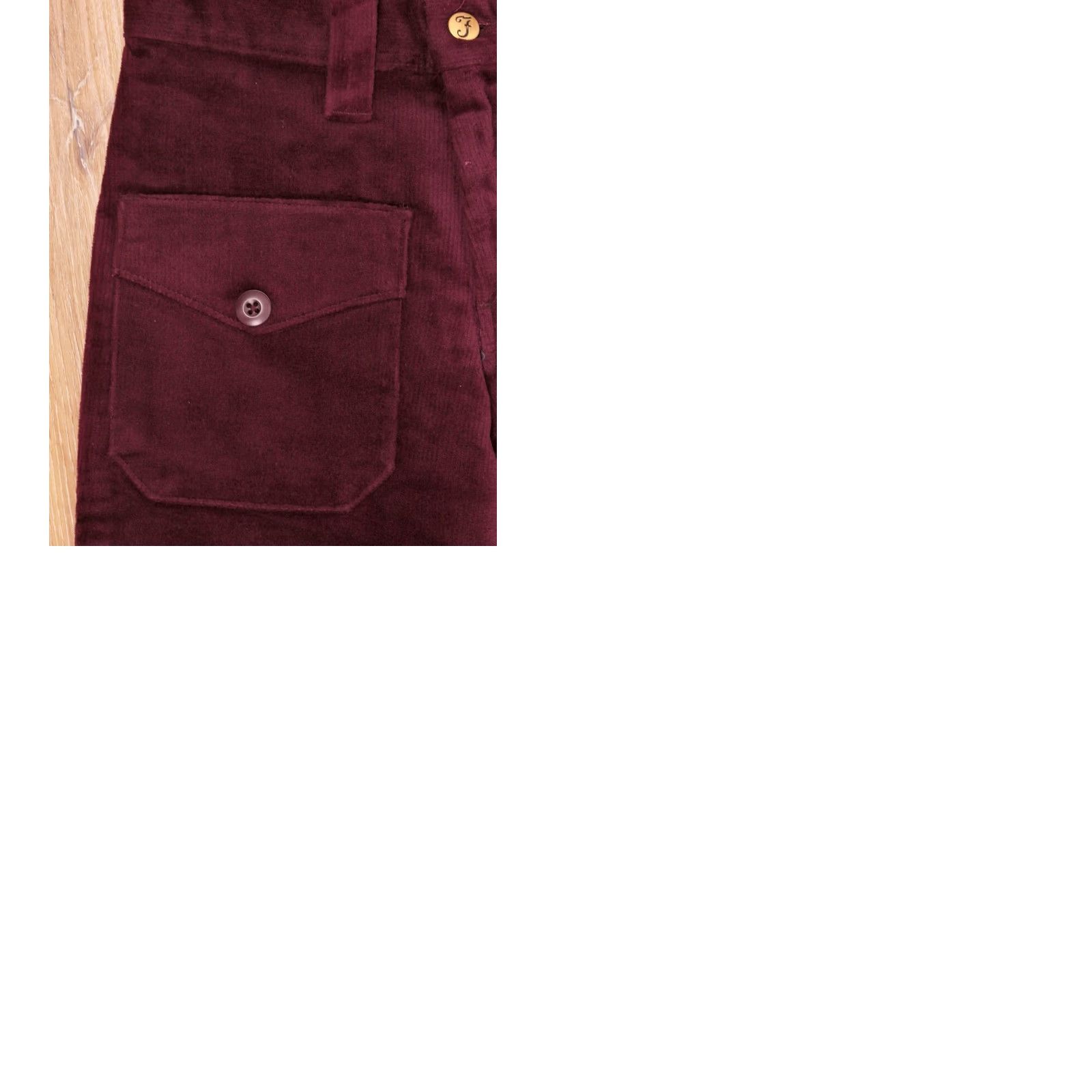 Farah VINTAGE Farah 60s Pants Flare Men’s VTG 1960s NOS Velvet Wine Burgundy 28 Short Hippy Jeans Shirt? Size US 28 / EU 44 - 9 Thumbnail