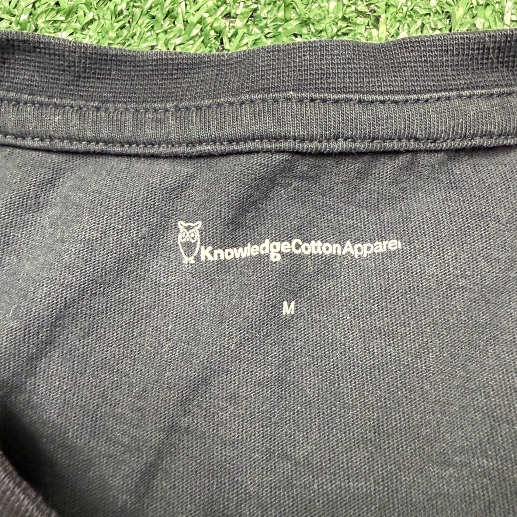 Vintage Knowledge Cotton Apparel Shirt Mens M Black Men Size Short Sleeve Slim Fit Tee Size US M / EU 48-50 / 2 - 2 Thumbnail