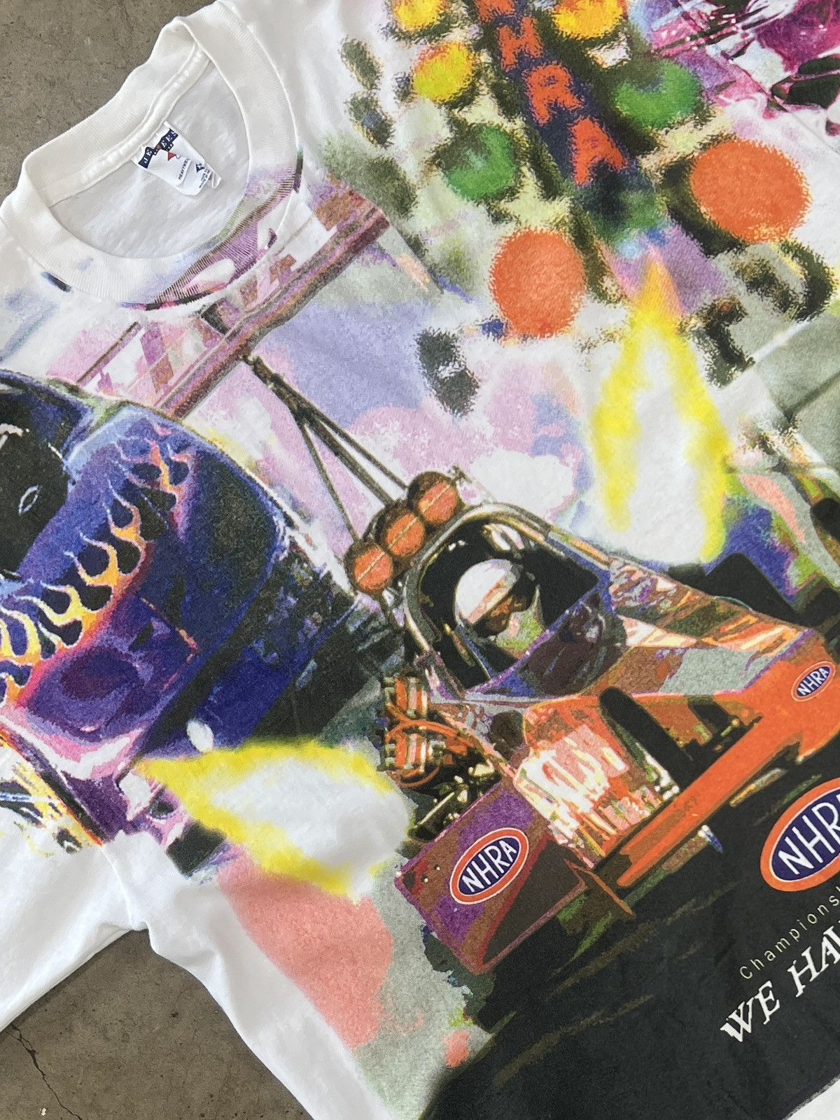 NASCAR Vintage AOP NHRA Championship Drag Racing Ignition Tee XL Size US XL / EU 56 / 4 - 1 Thumbnail