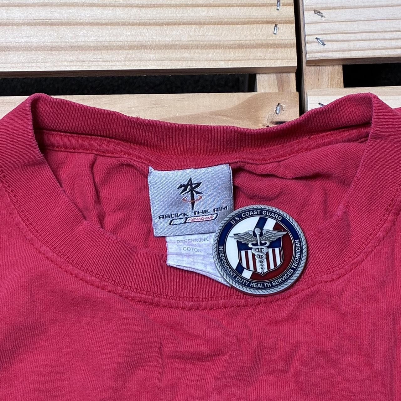 Reebok Vintage Reebok Above the Rim Red Basketball Tee Size 2XL Size US XXL / EU 58 / 5 - 4 Thumbnail