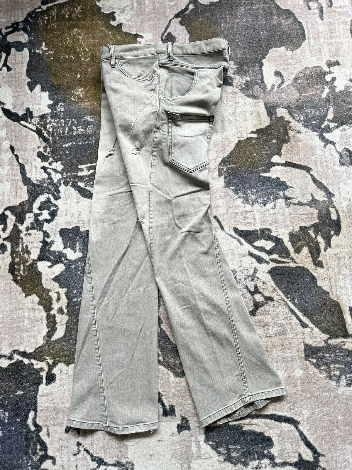 Kiminori Morishita 00's Tete Homme by Kiminori Morishita spiral two way jeans Size US 34 / EU 50 - 3 Thumbnail
