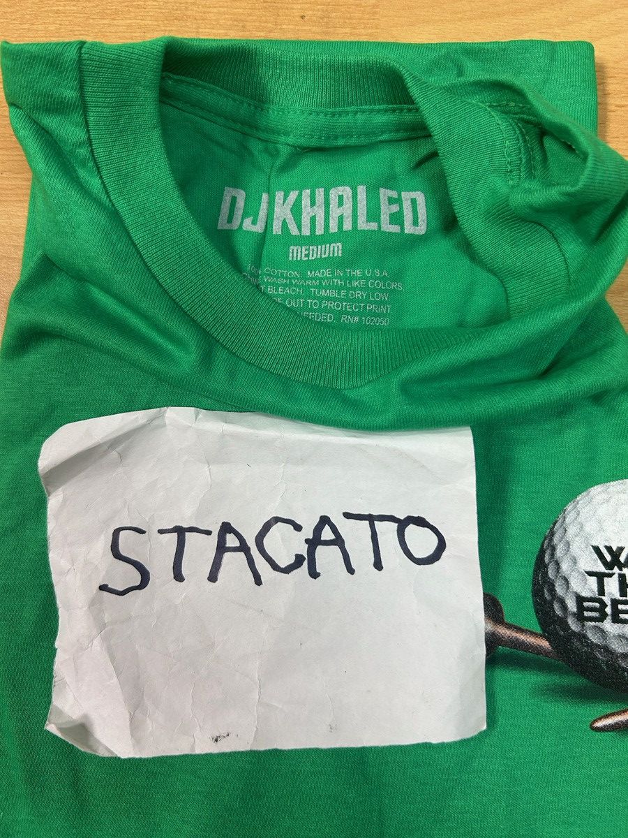 Dj Khaled × Rap Tees DJ Khaled Let’s Go Golfing Tee Green Size US M / EU 48-50 / 2 - 4 Thumbnail