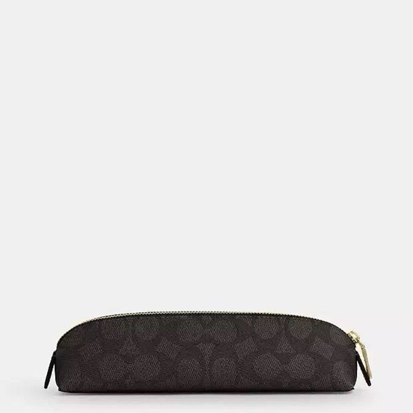 Coach NWT Coach Pencil Case Cosmetic CZ206 Gold/Walnut/Black Size ONE SIZE - 7 Thumbnail