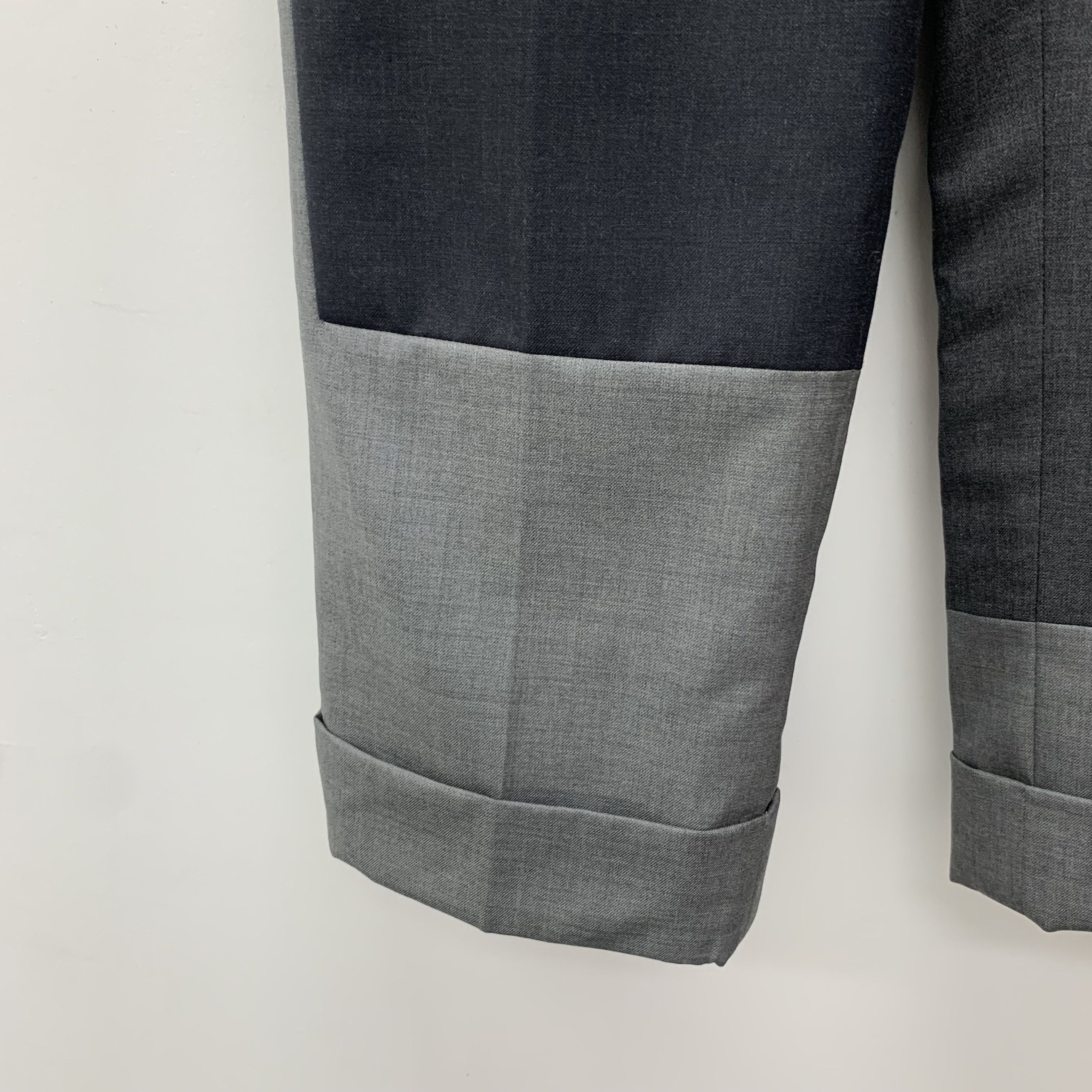Thom Browne Thom Browne Pants – Colorblock Wide-Leg Pants (Size L) Size US 34 / EU 50 - 5 Thumbnail