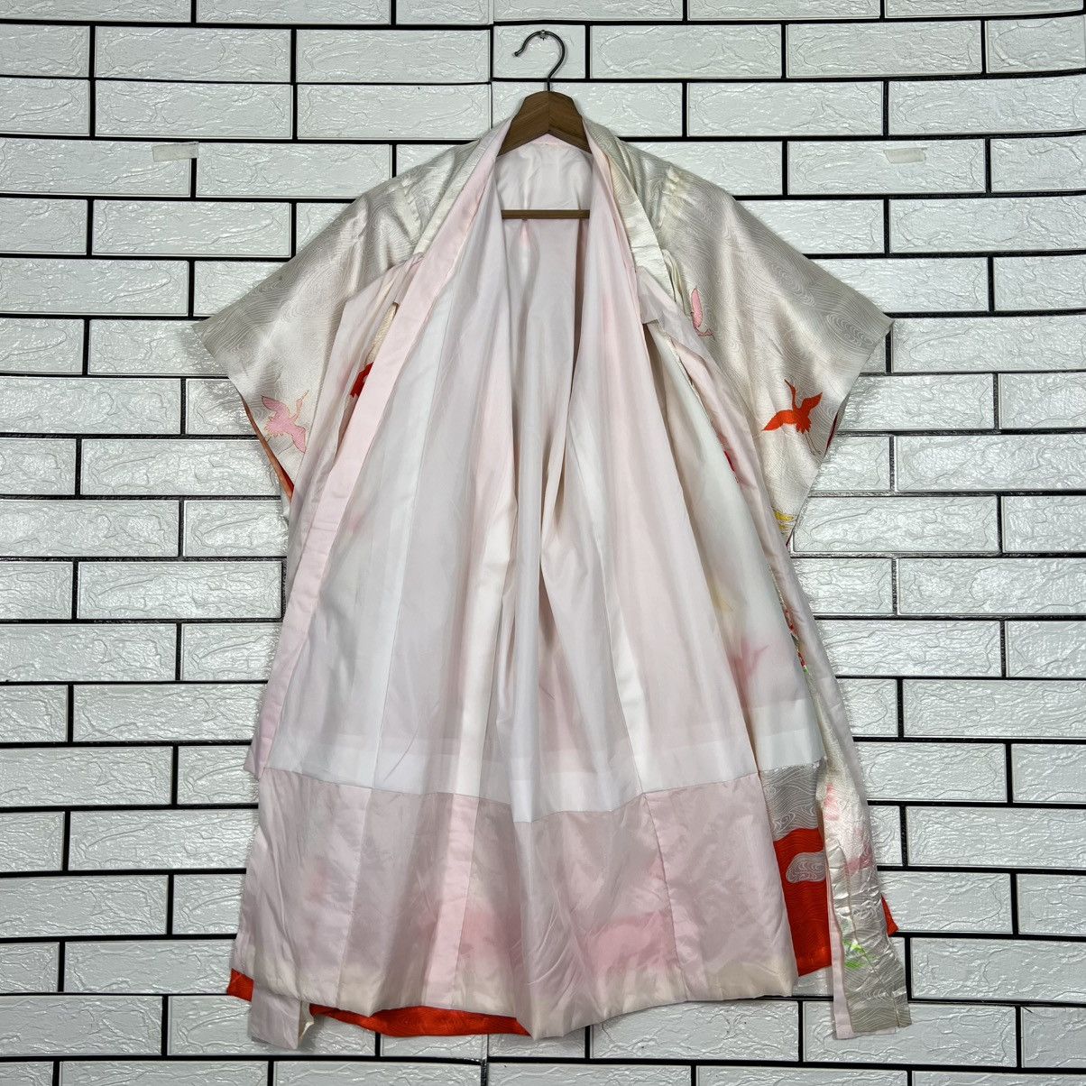 Japanese Brand Traditional Japan Kimono Embroidered Phoenix Logo #4190-C190 Size ONE SIZE - 20 Thumbnail