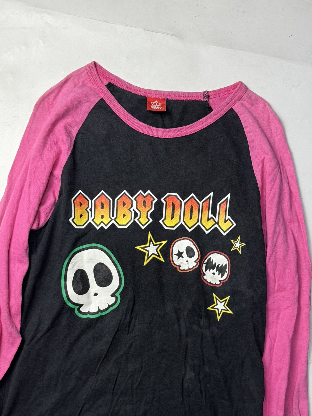In The Attic Babydoll ACDC Long Sleeve 2000s Japanese Size US S / EU 44-46 / 1 - 3 Thumbnail